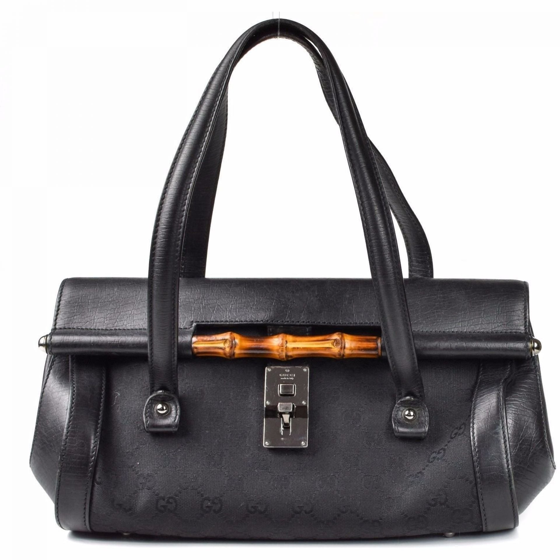 Gucci - Large Bamboo Barrel Bag