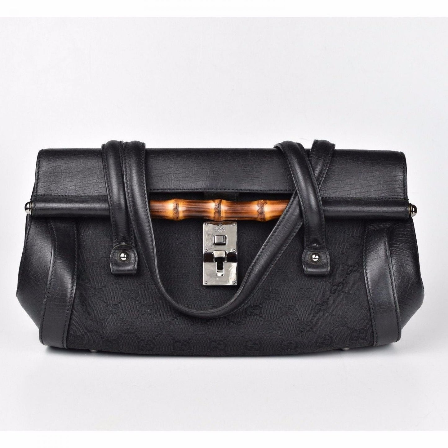 Gucci - Large Bamboo Barrel Bag