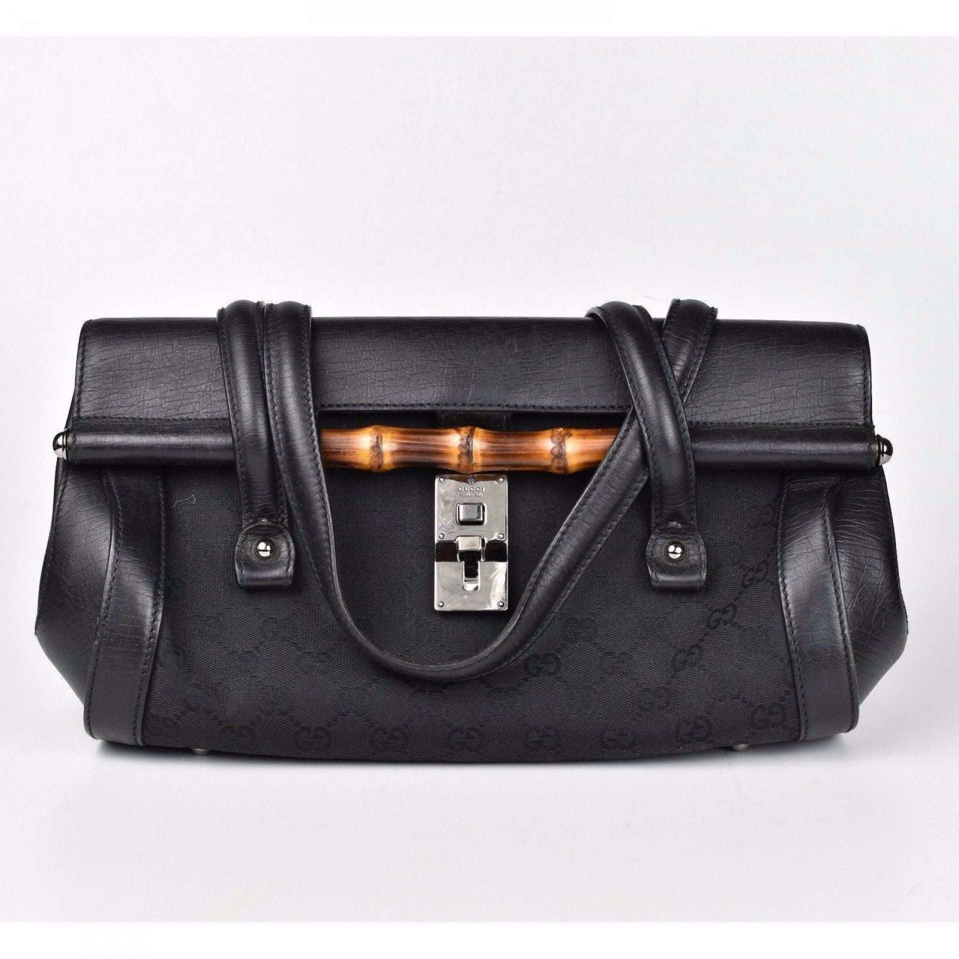 Gucci - Large Bamboo Barrel Bag