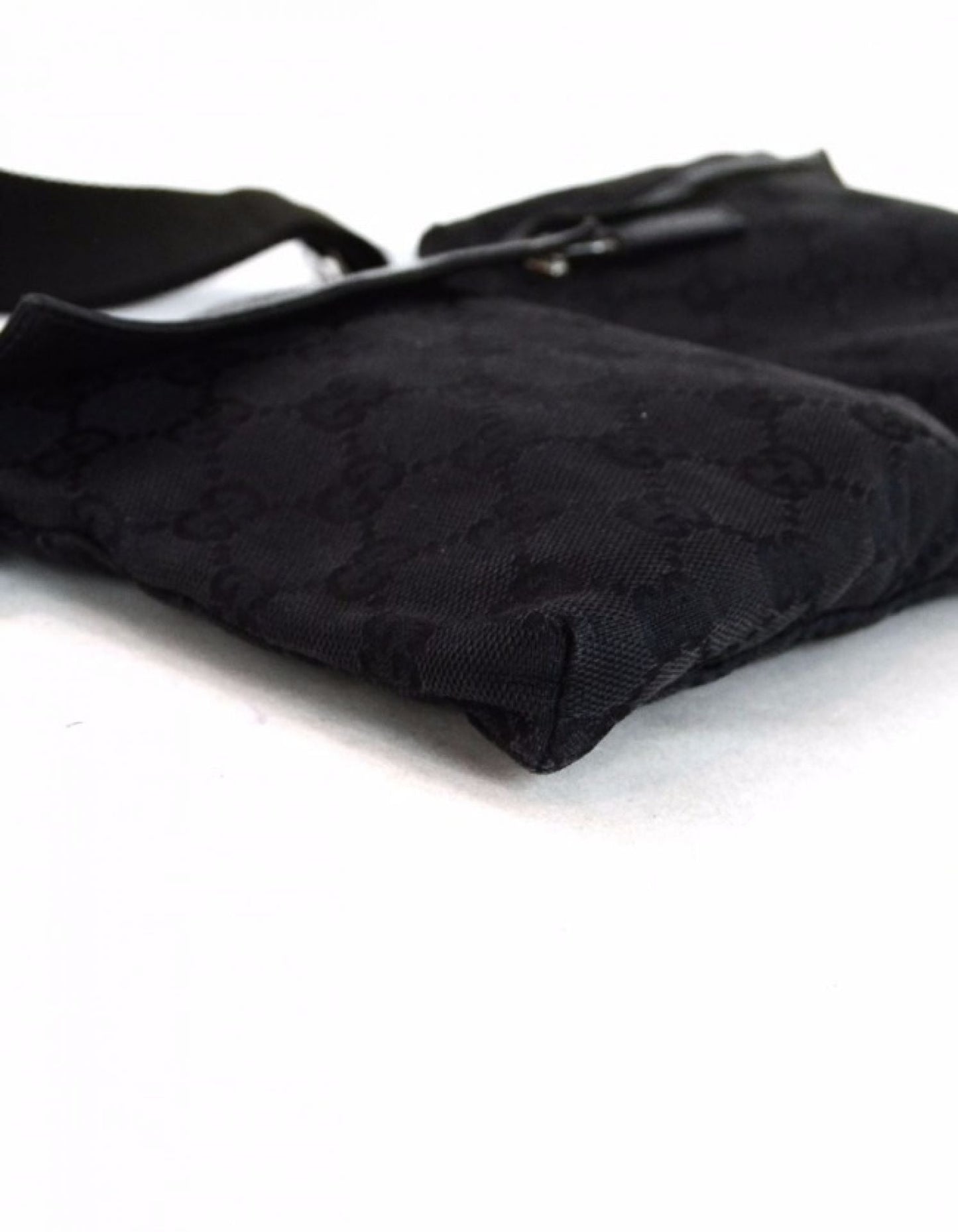 Gucci Black Monogram Belt Bag