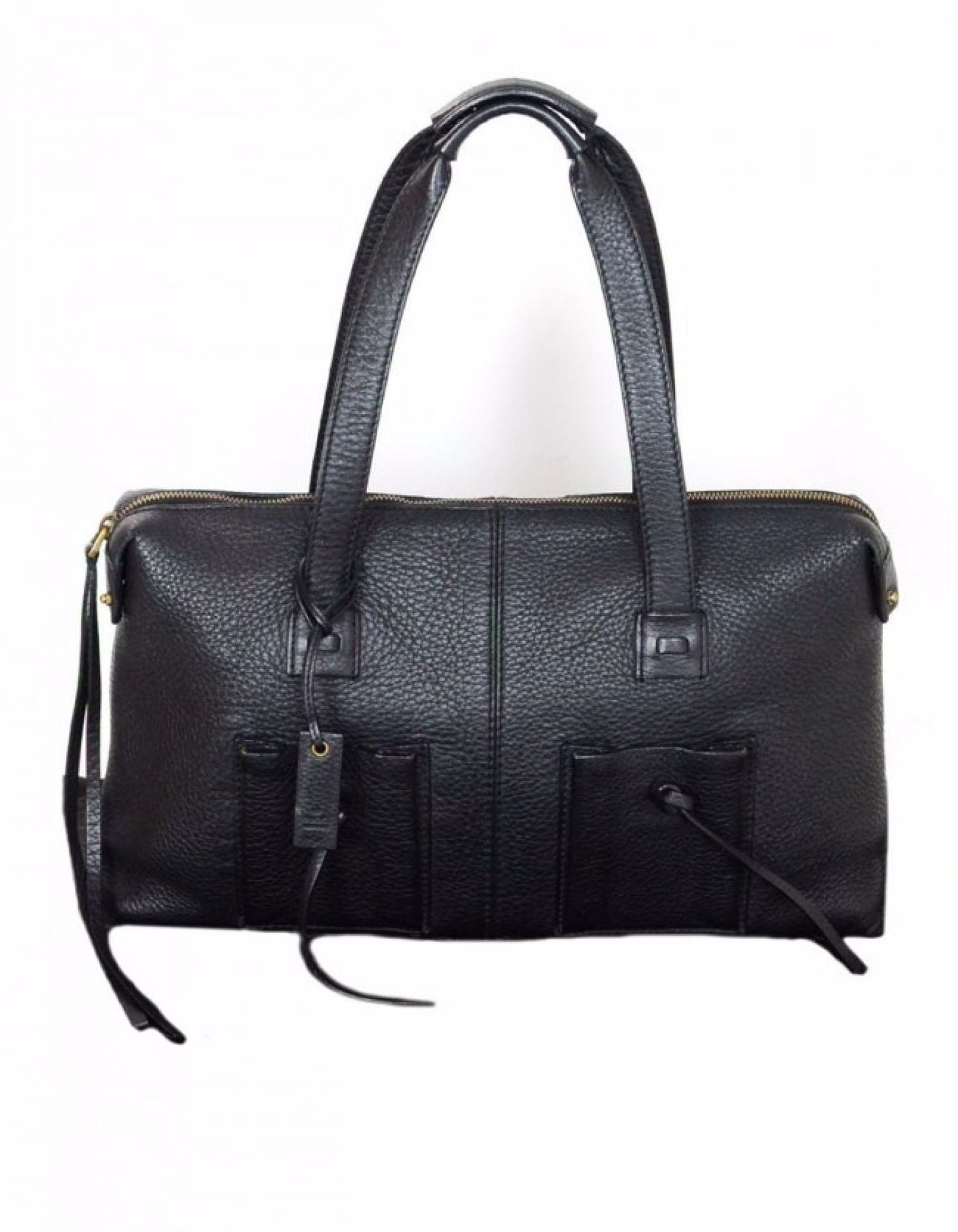 Gucci Black Pebbled Leather Tote