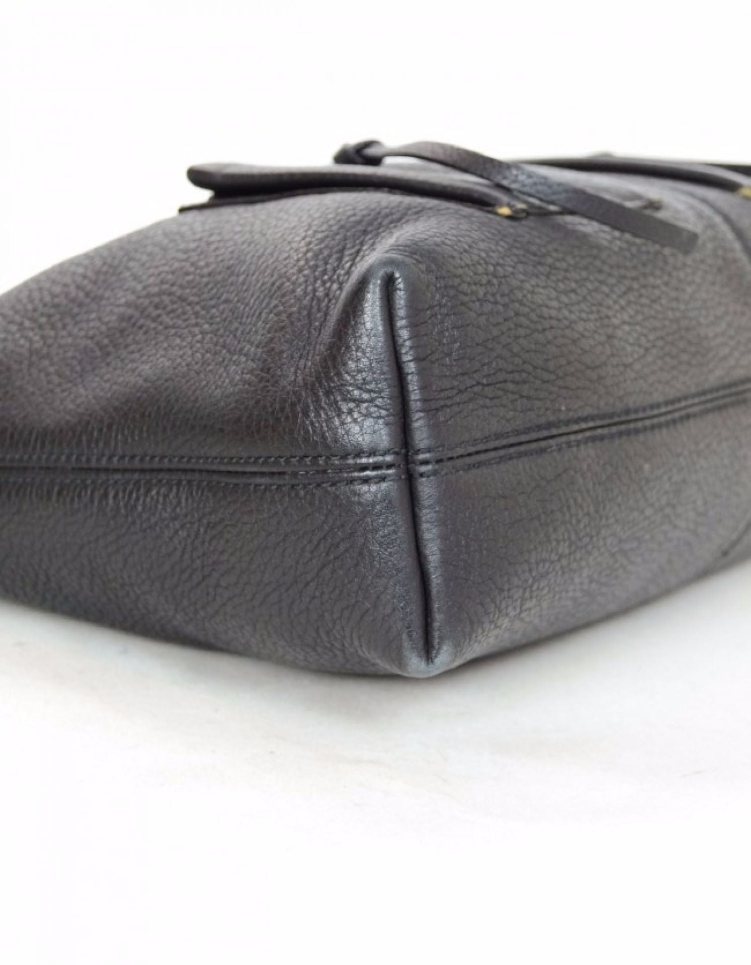Gucci Black Pebbled Leather Tote
