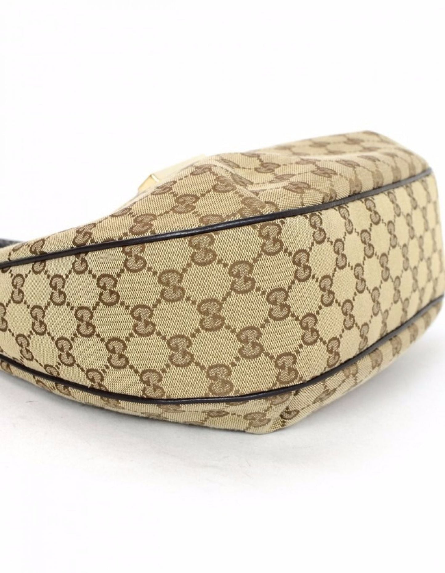 Gucci Monogram GG Canvas Lasies New Web Small Hobo Bag