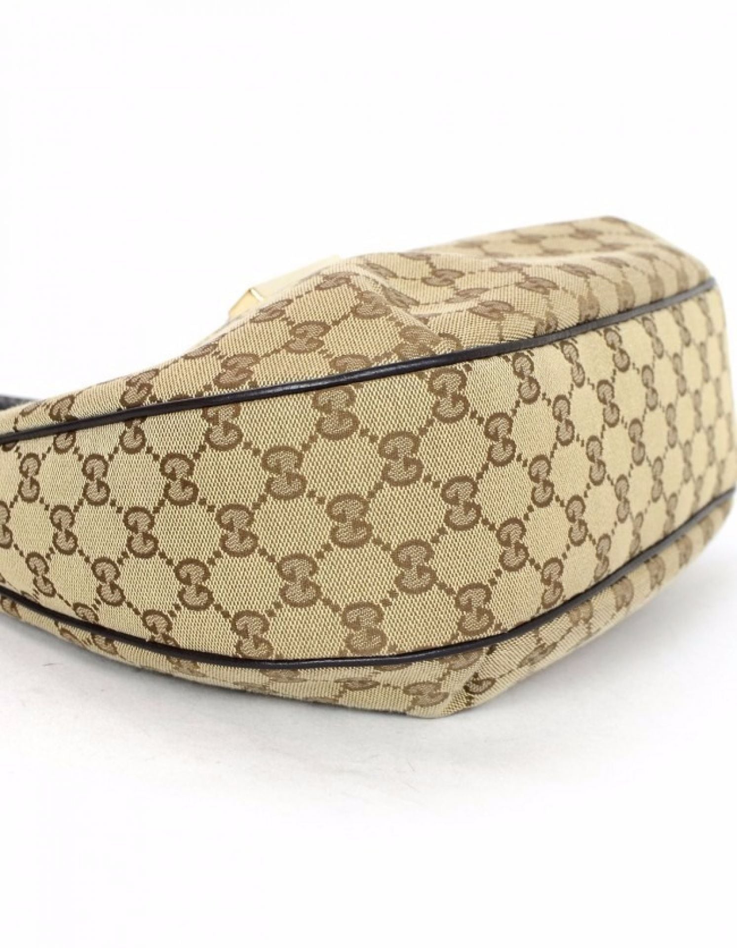 Gucci Monogram GG Canvas Lasies New Web Small Hobo Bag