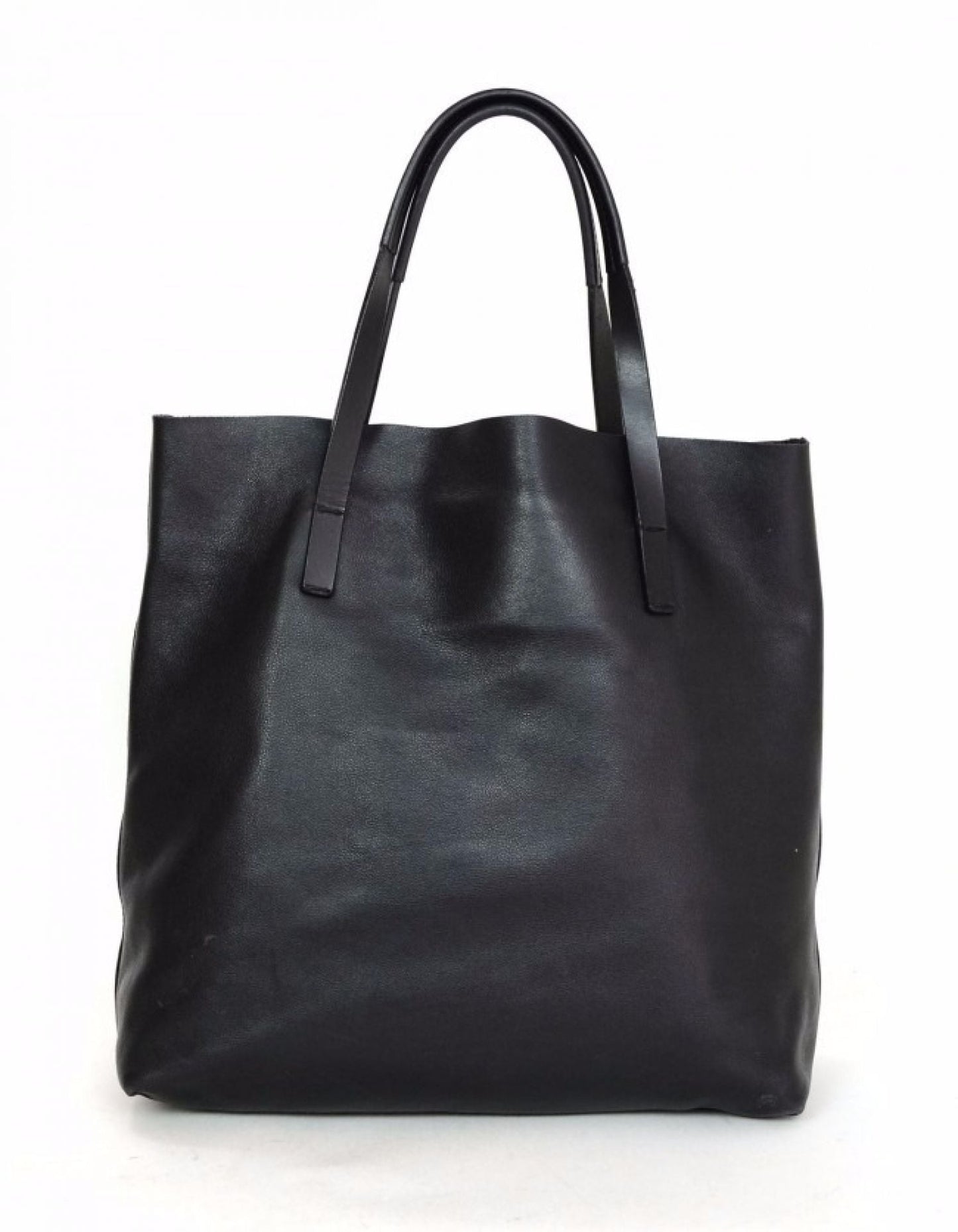 Gucci Black Leather Park Avenue Horsebit Tote