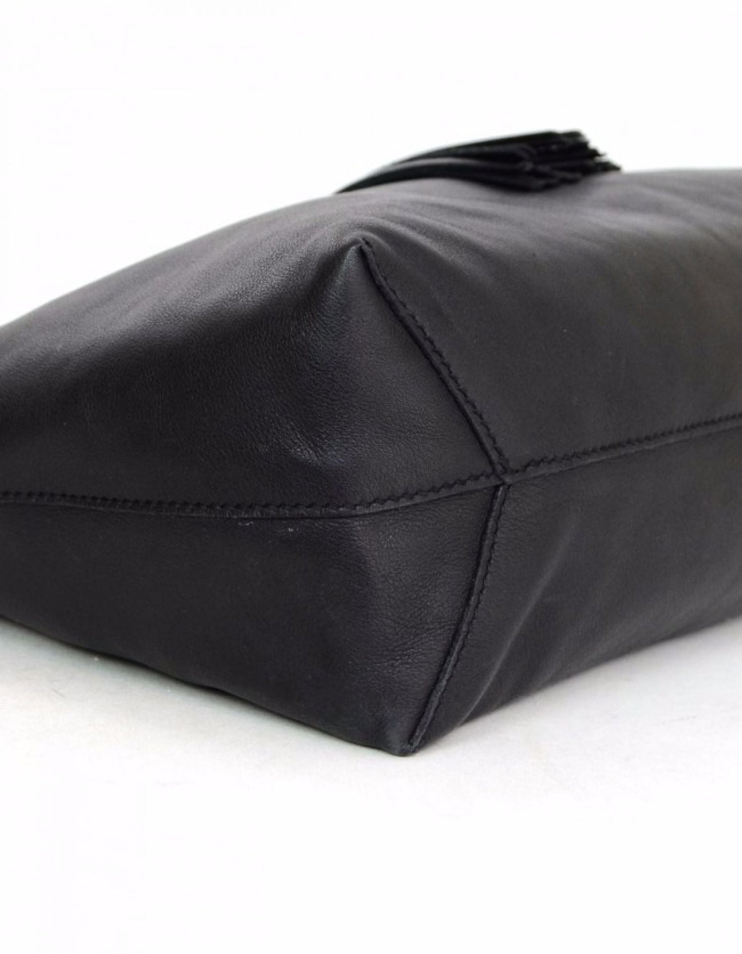 Gucci Black Leather Park Avenue Horsebit Tote