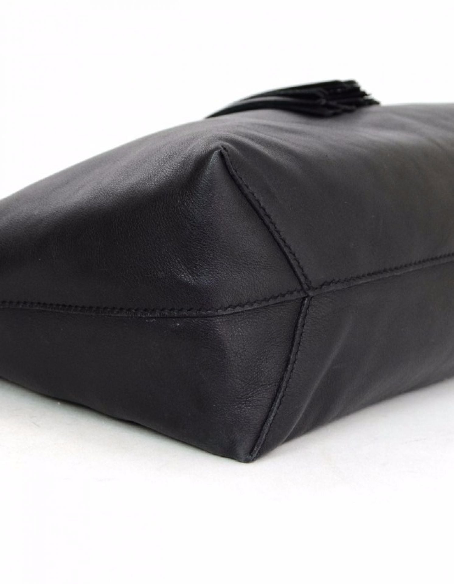 Gucci Black Leather Park Avenue Horsebit Tote