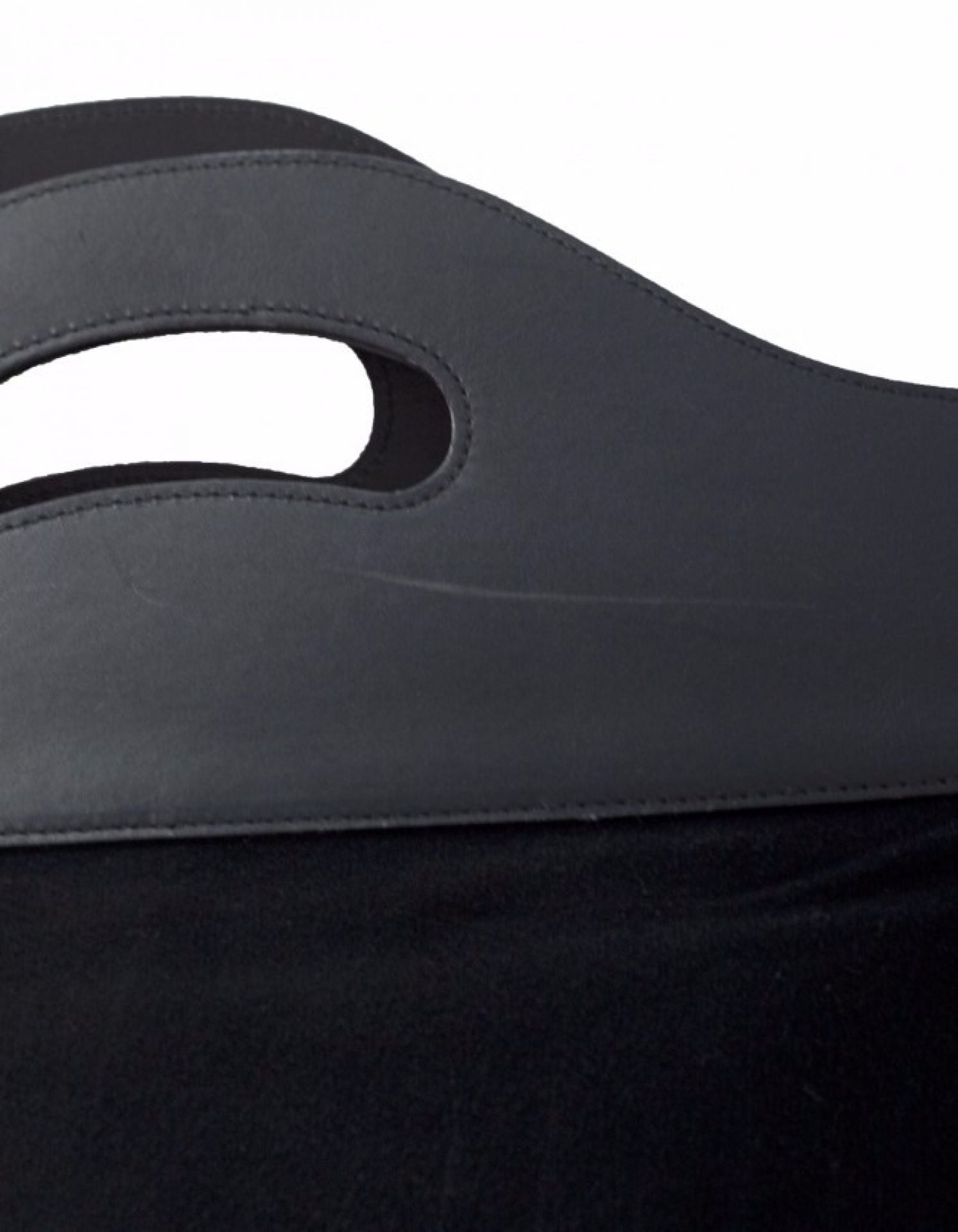 Gucci Black Felt & Leather Tote
