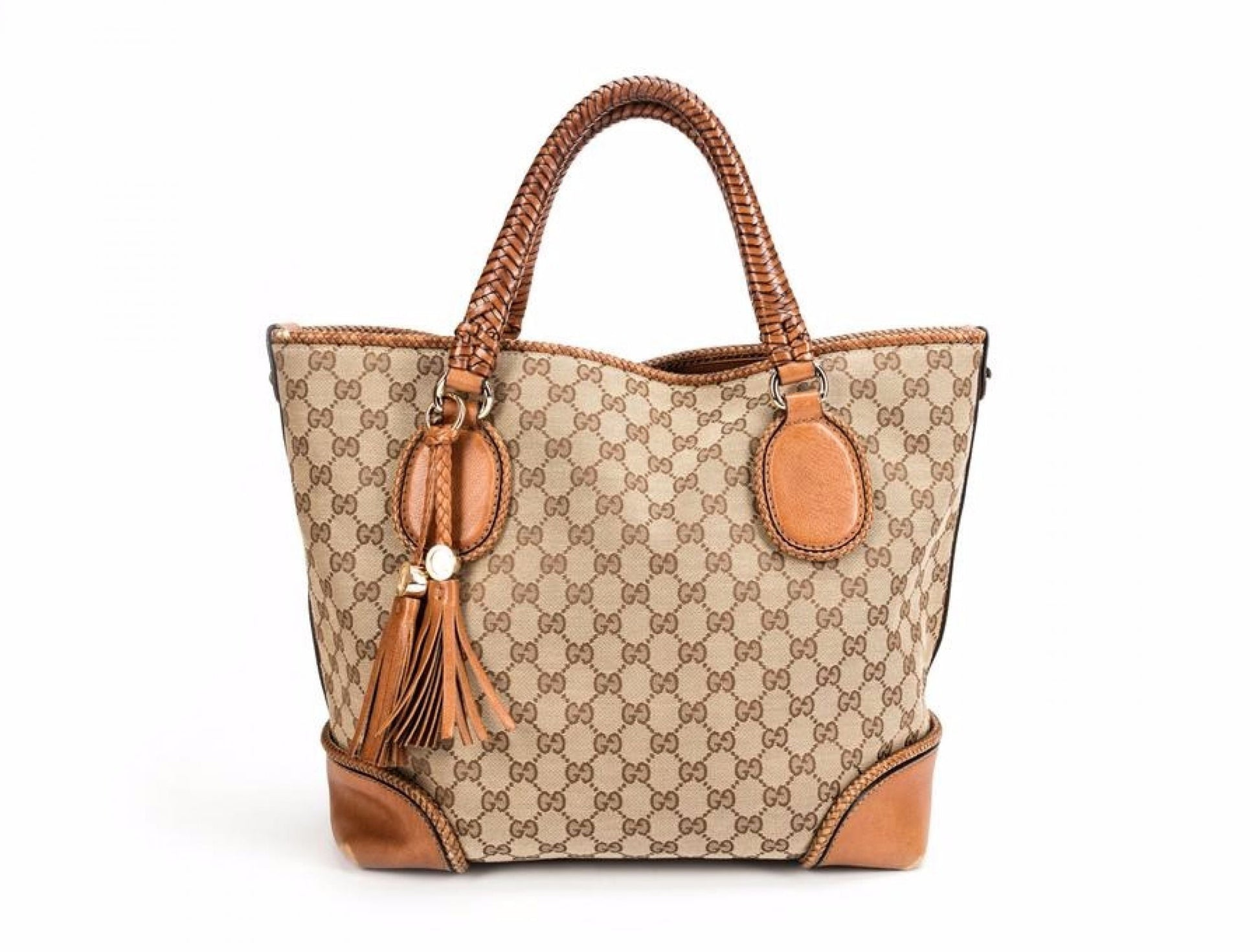 Gucci Beige Monogram Canvas Marrekech Tote Bag