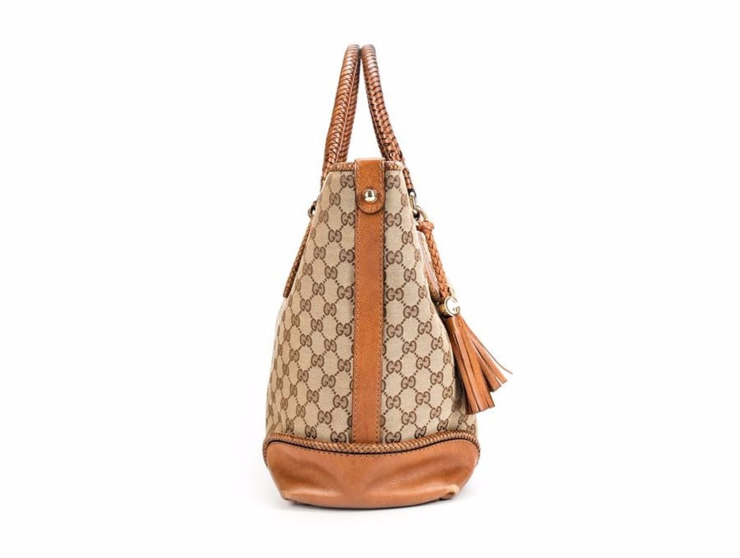 Gucci Beige Monogram Canvas Marrekech Tote Bag