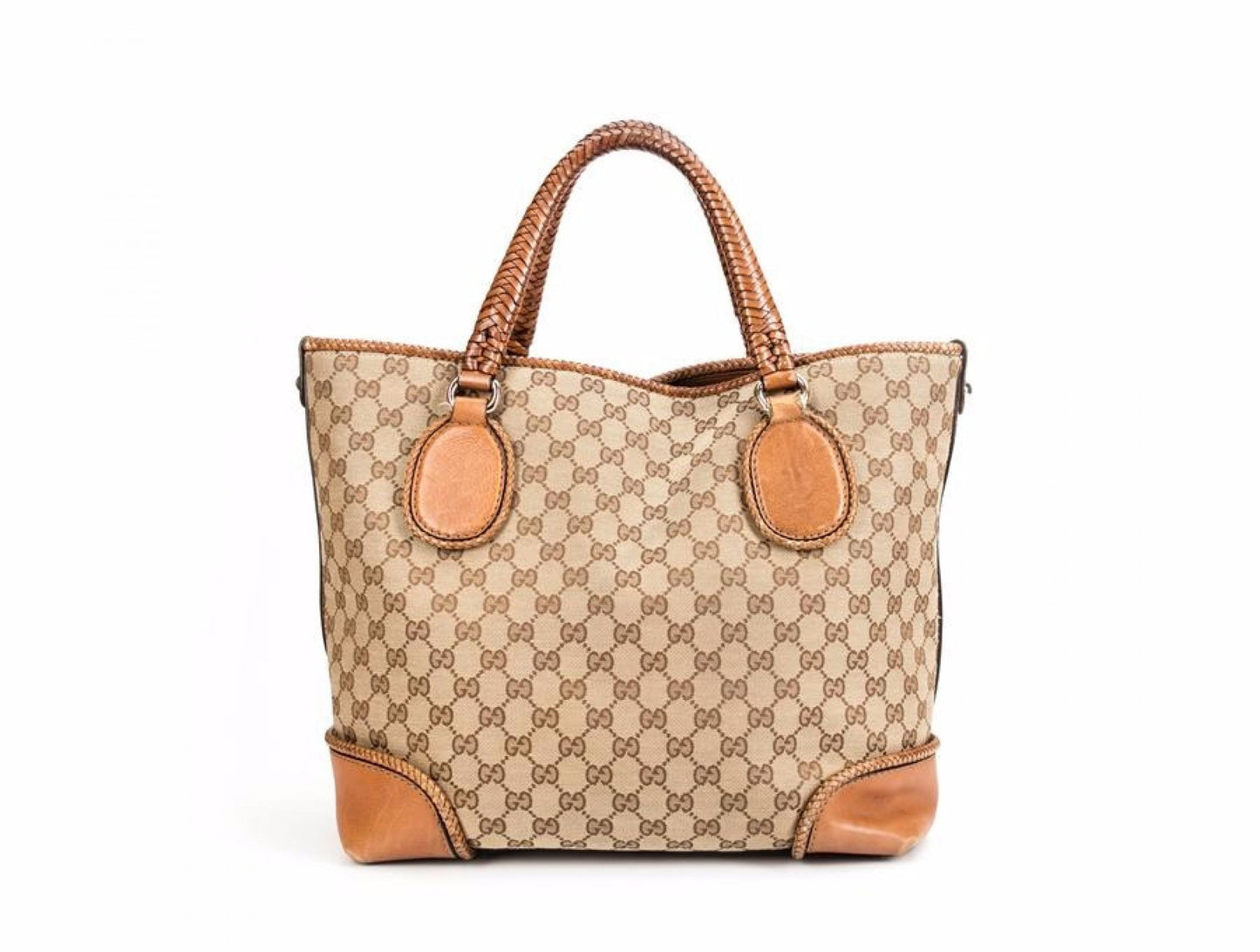 Gucci Beige Monogram Canvas Marrekech Tote Bag