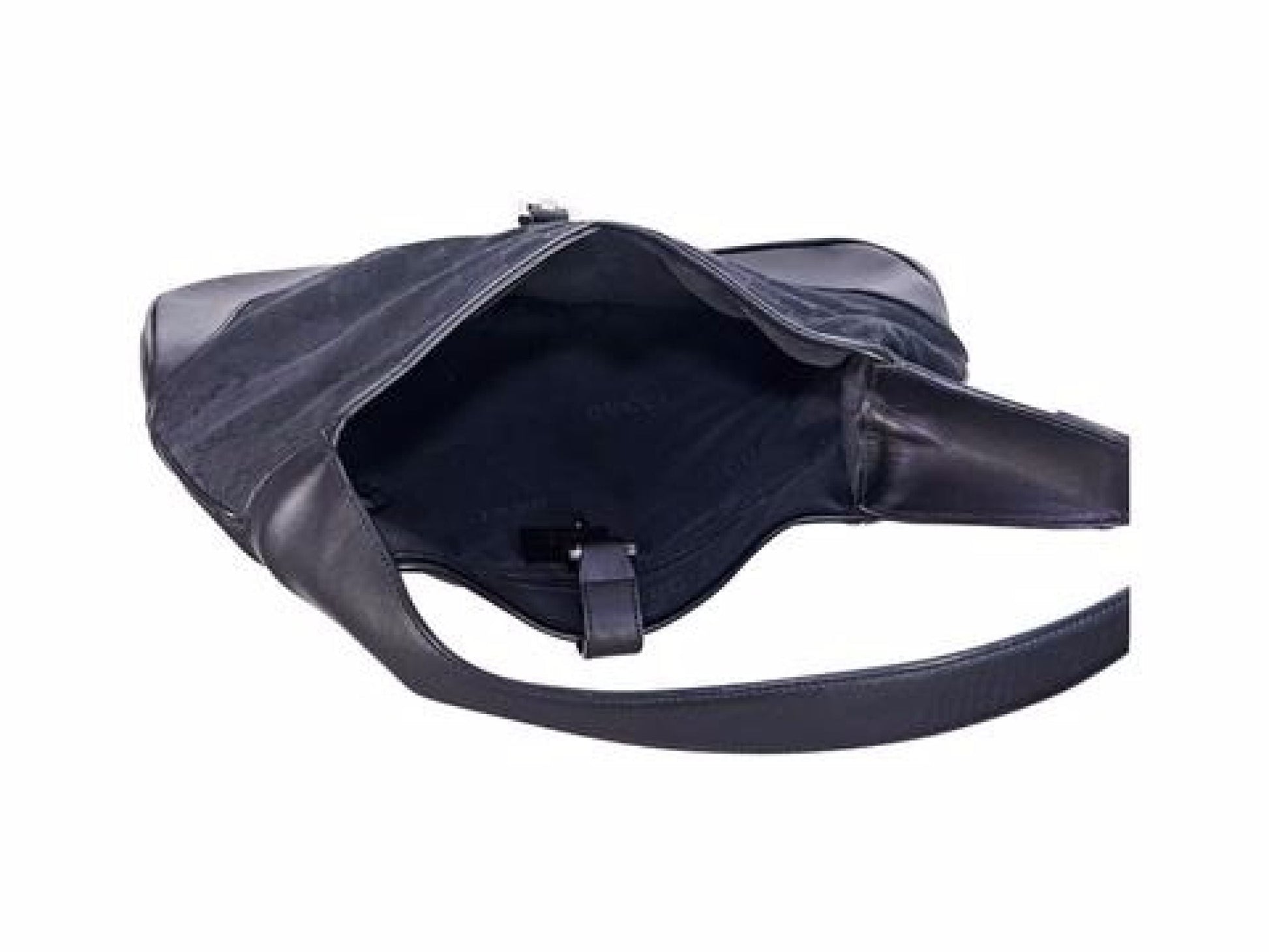 Black Gucci GG Canvas Jackie Shoulder Bag
