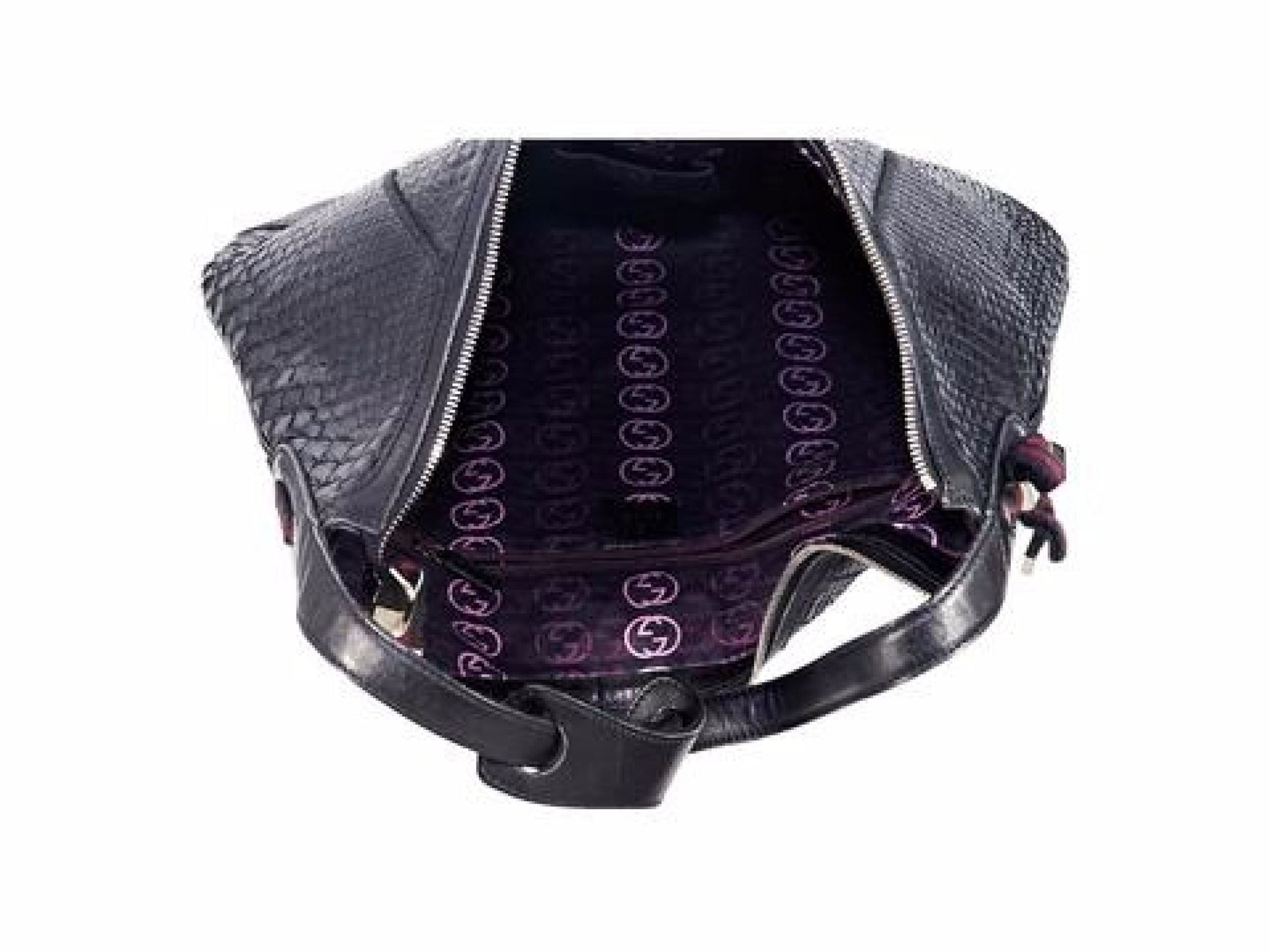 Black Gucci Python Hobo Bag
