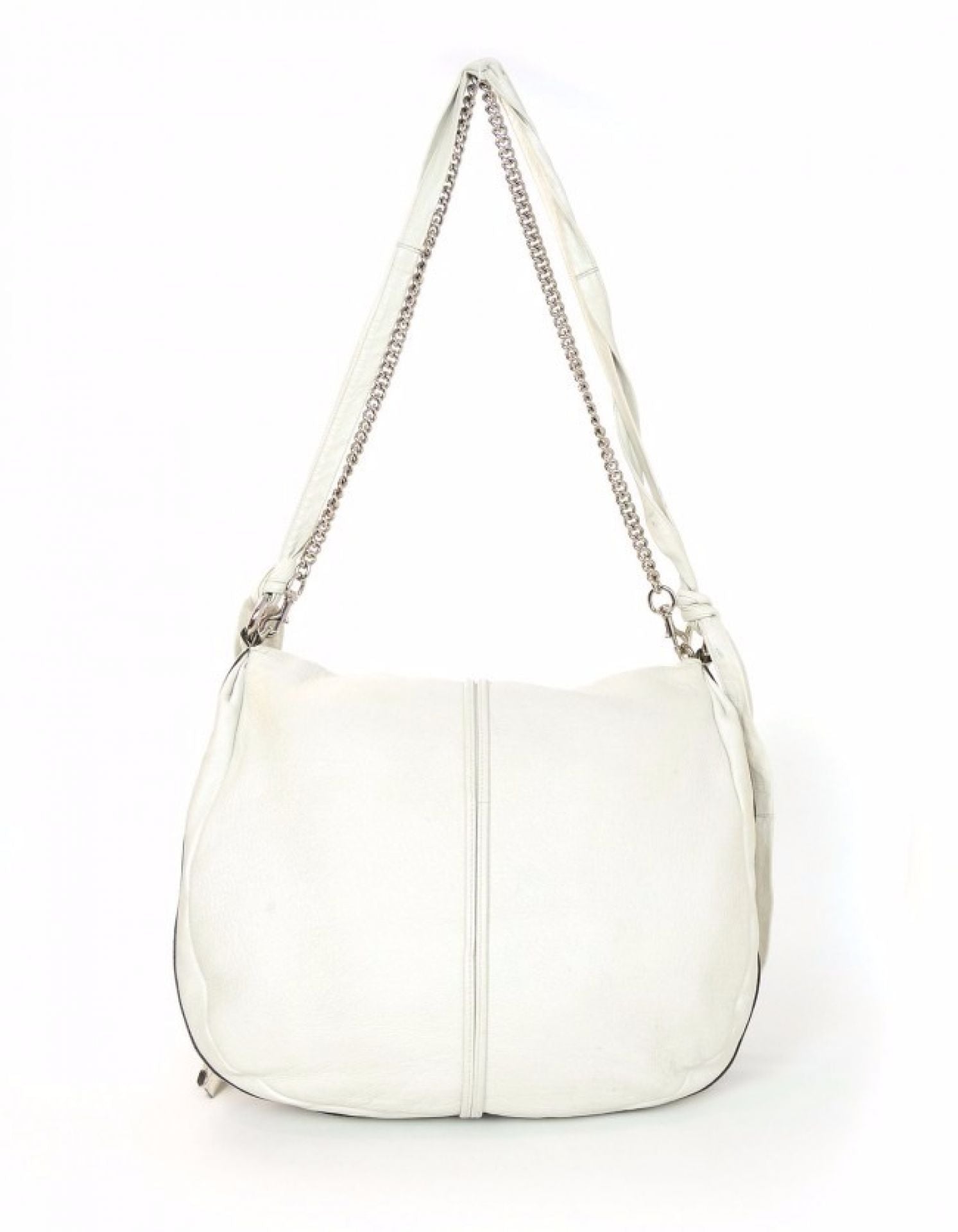 Gucci White Calfskin Large Jungle Shoulder Bag