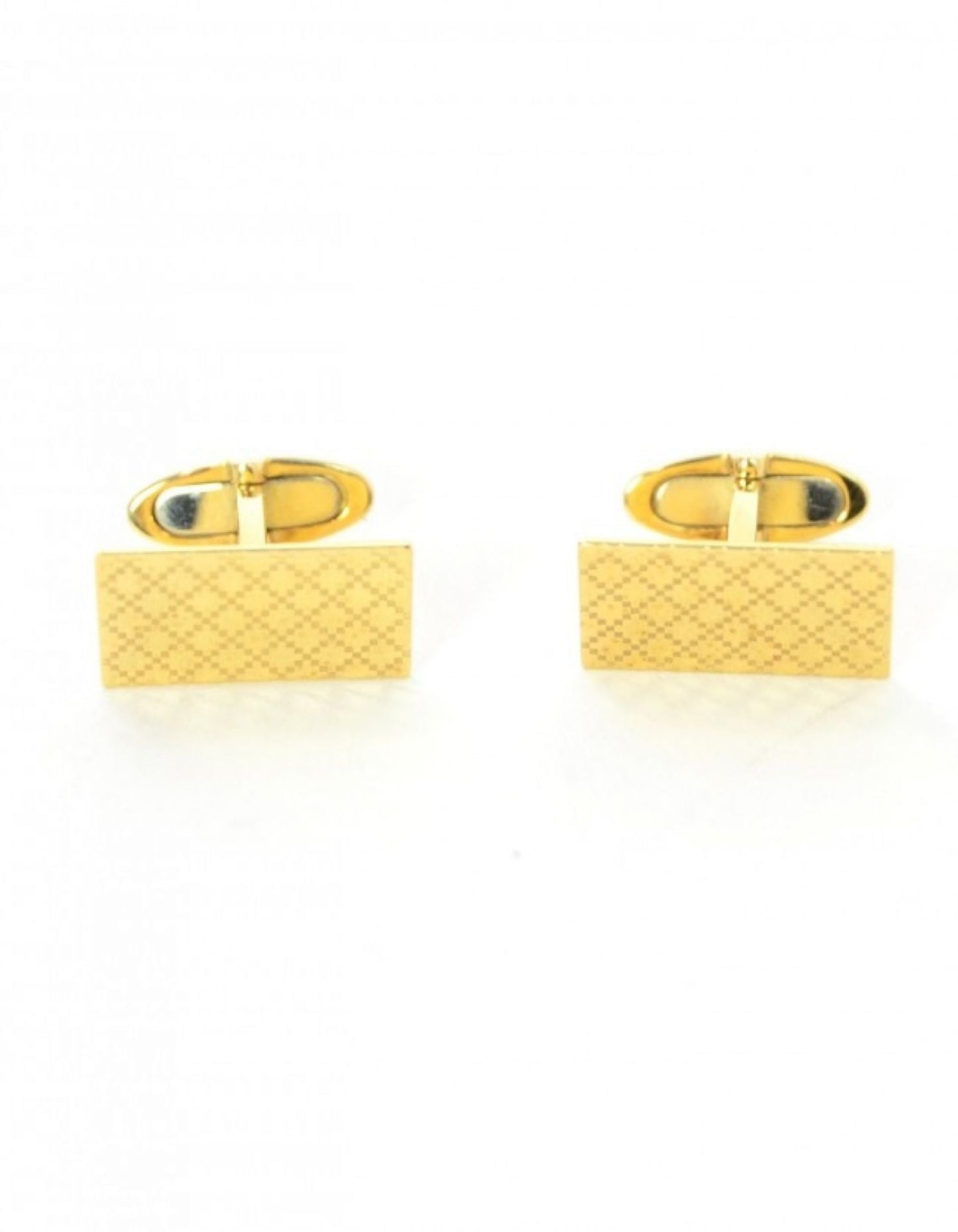 Gucci Men's 18K Yellow Gold Diamantissima Cufflinks