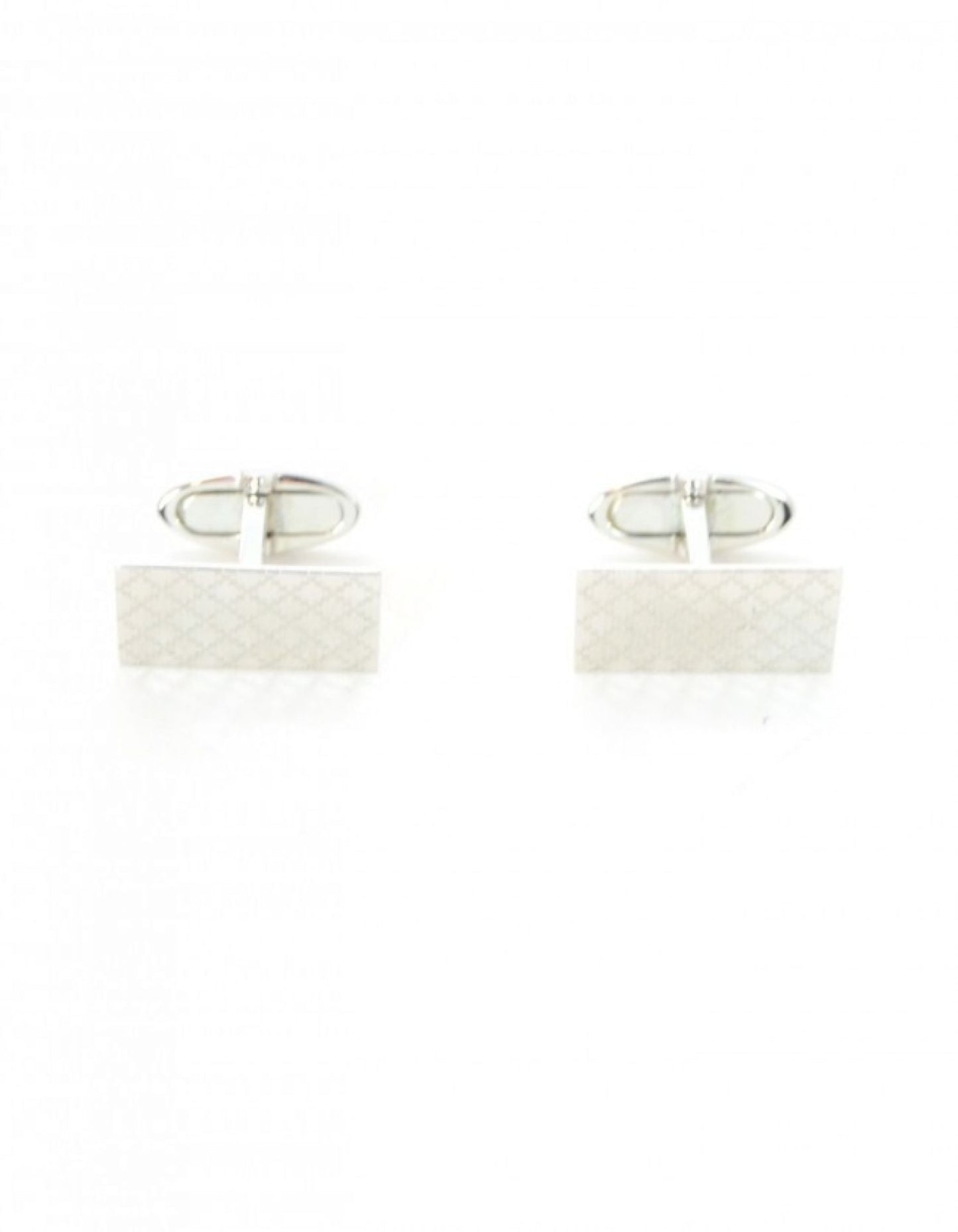Gucci Men's 18K White Gold Diamantissima Cufflinks