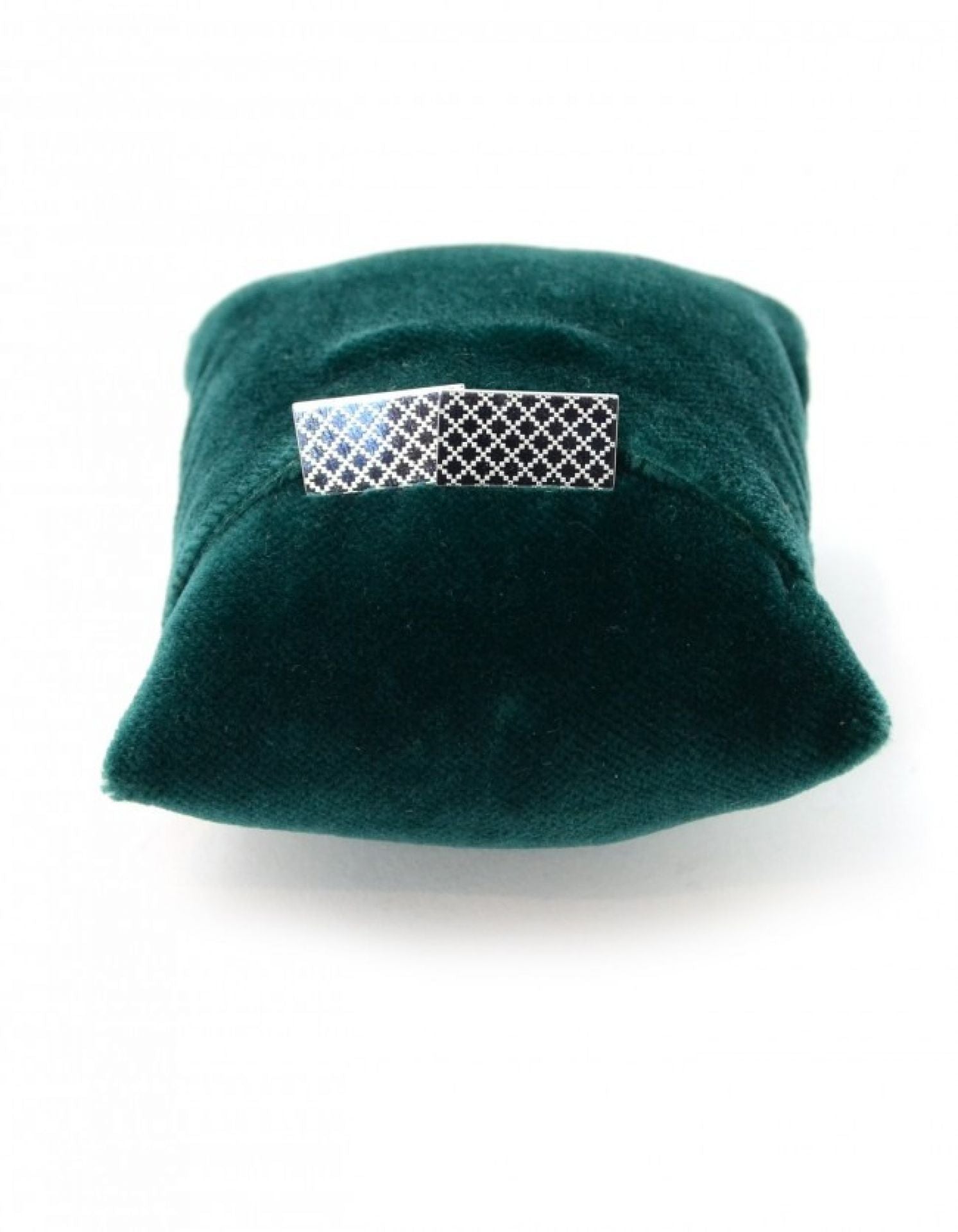 Gucci Men's 18K White Gold Diamantissima Cufflinks