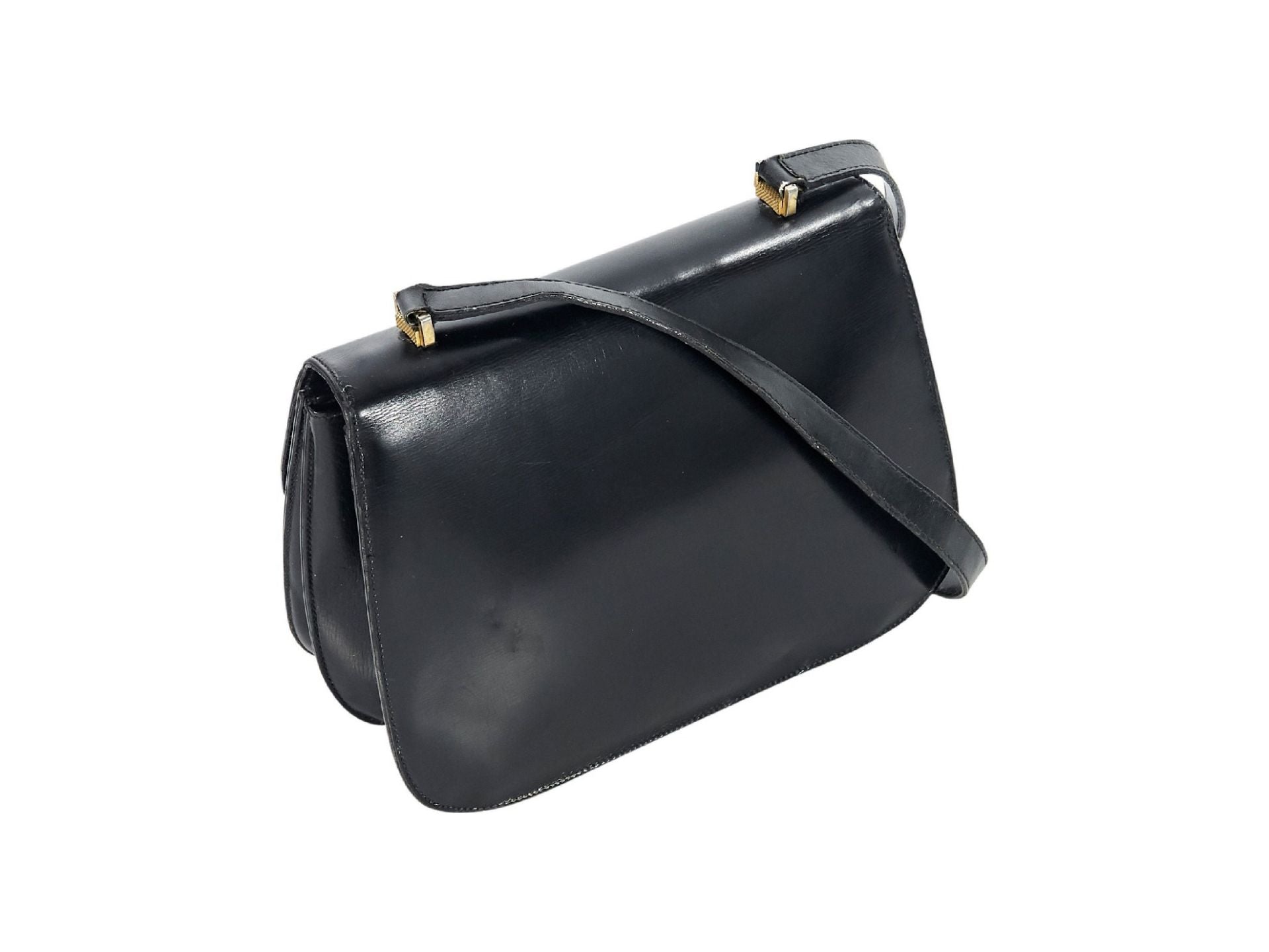 Black Gucci Leather Crossbody Bag