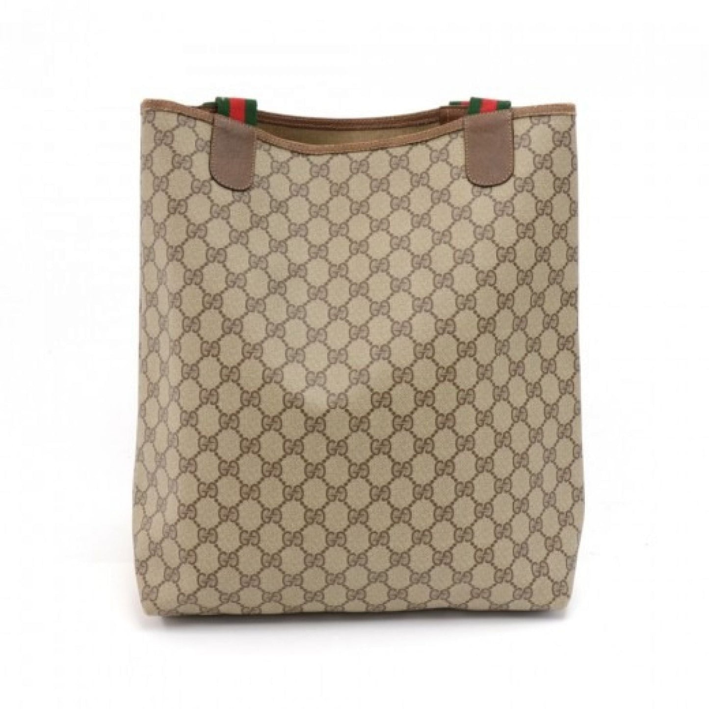 Gucci Accessory Collection Beige GG Supreme Coated Canvas Tote Bag