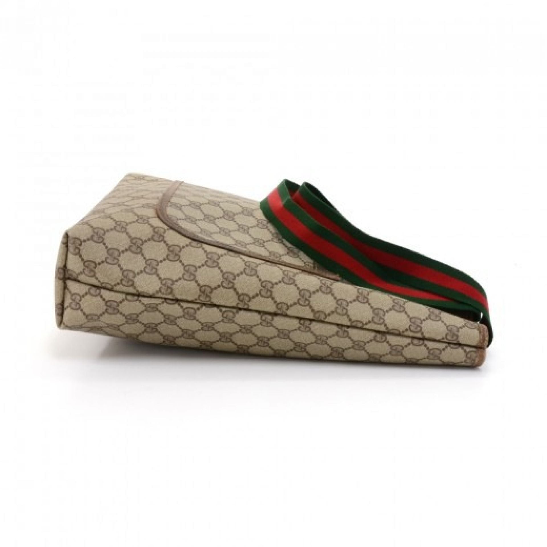Gucci Accessory Collection Beige GG Supreme Coated Canvas Tote Bag