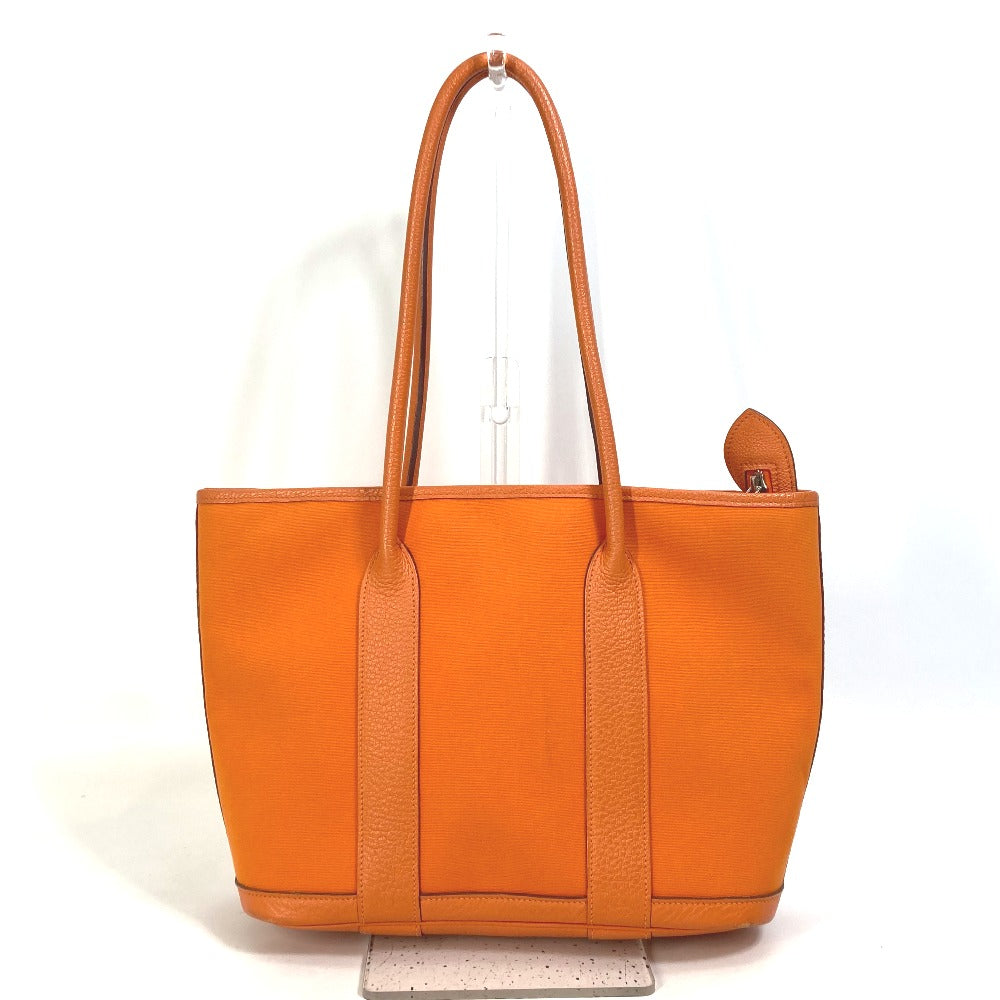 Hermes Tote Bag Towar Officier Shoulder Bag Shoulder Bag Orange Zip