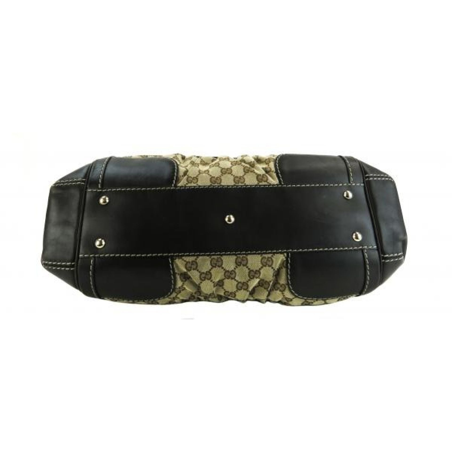 Gucci Brown Monogram Canvas Queen Large Top Handle Tote Bag