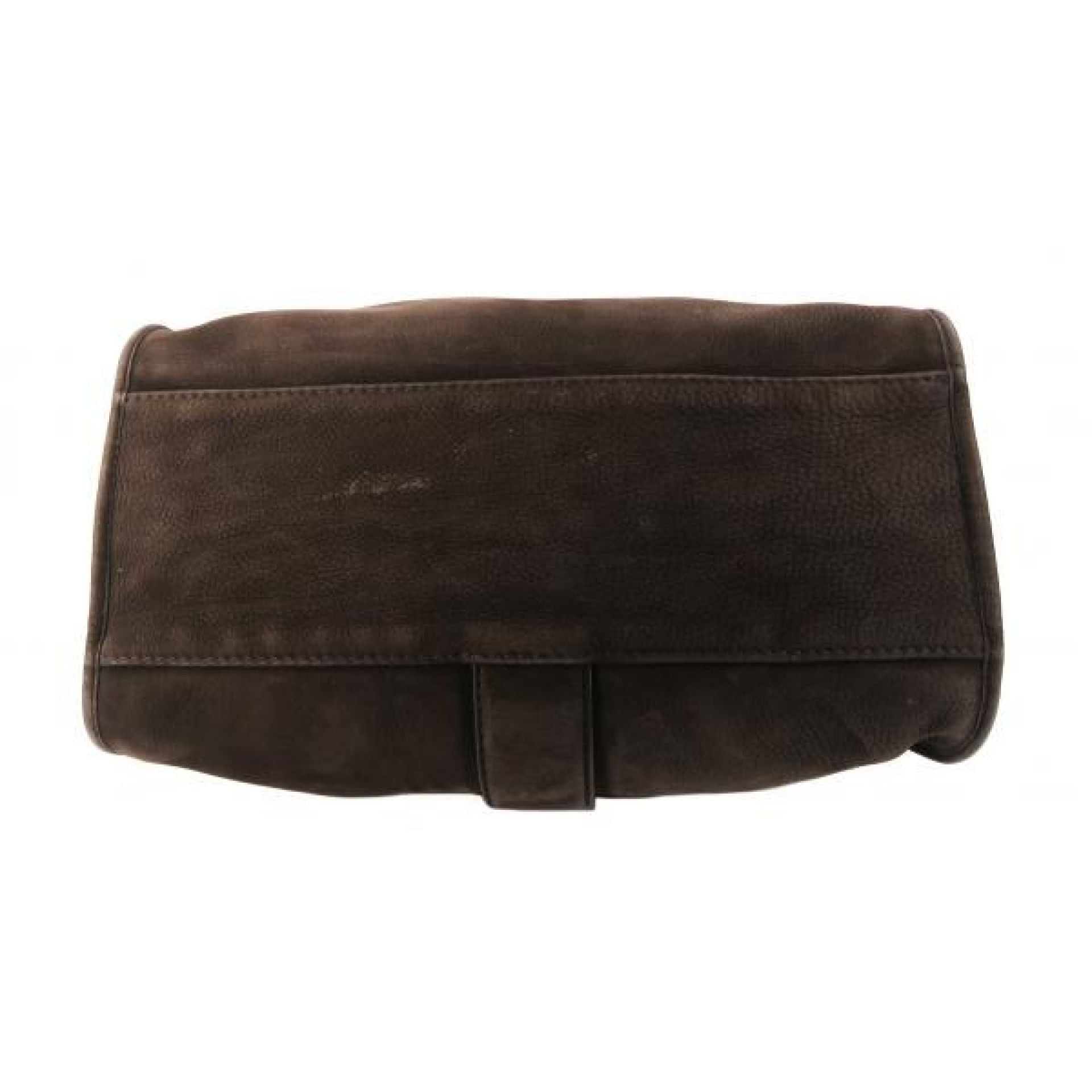 Gucci Brown Nubuck Leather Stirrup Hobo Bag