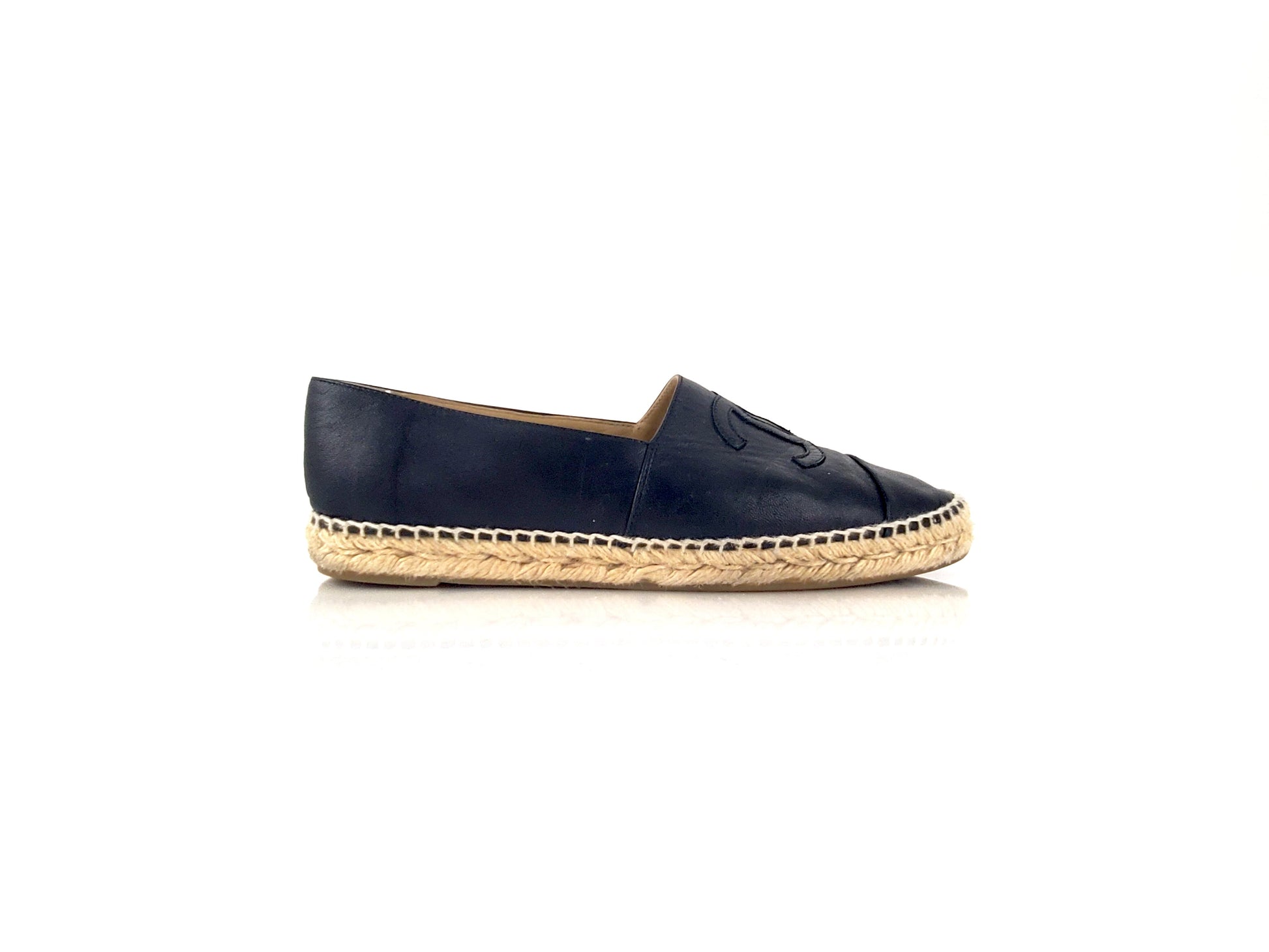 Chanel Leather Espadrilles 42 Handbag