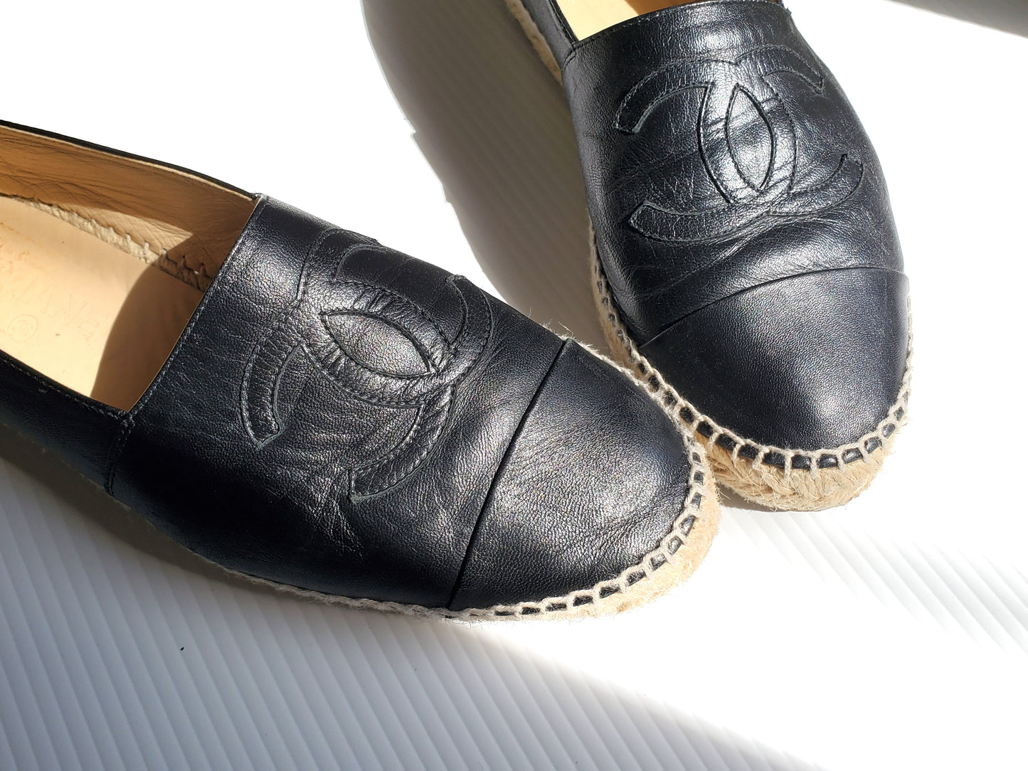 Chanel Leather Espadrilles 42 Handbag