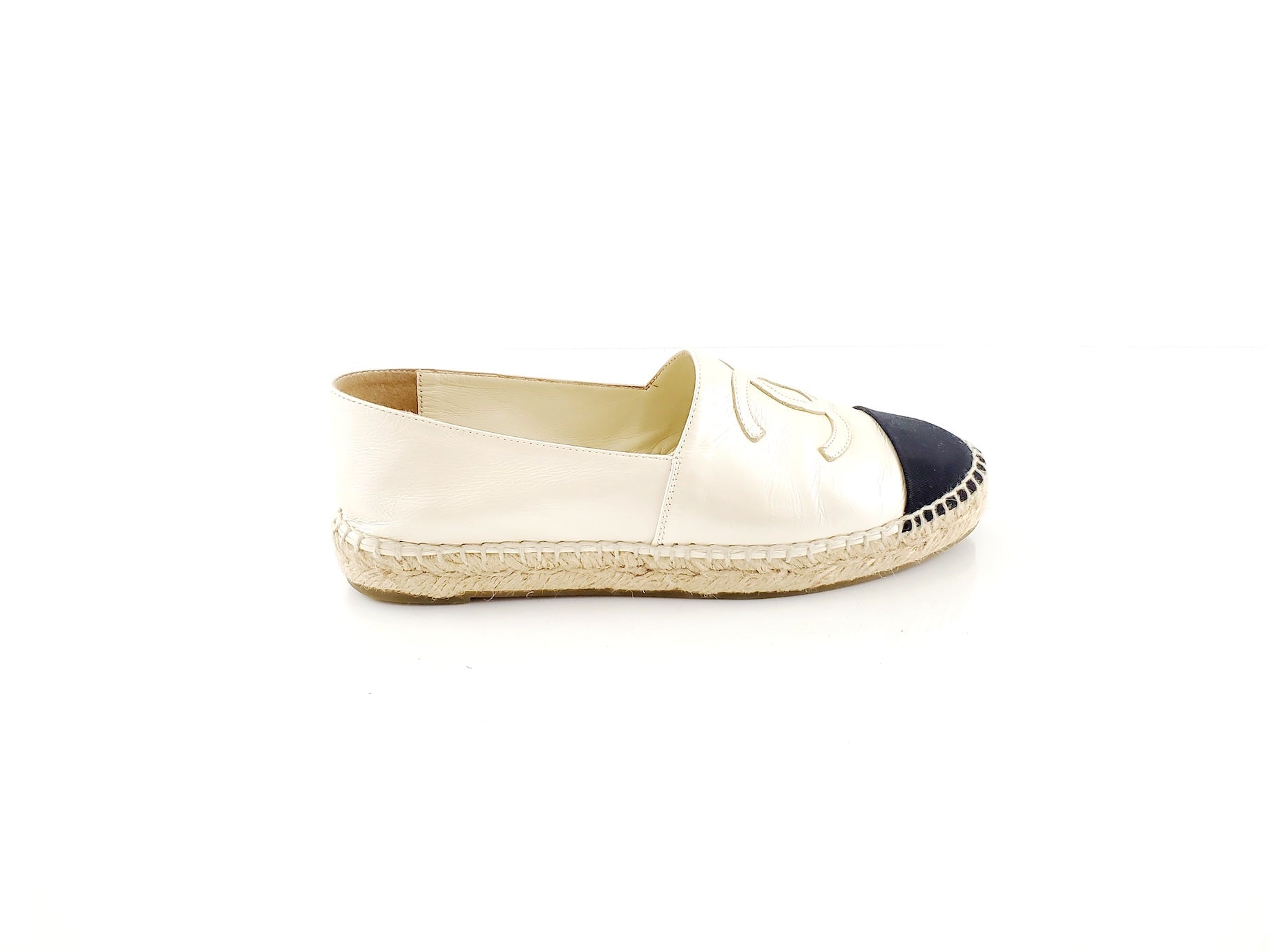 Chanel Lambskin Cc Espadrilles 38 Bag