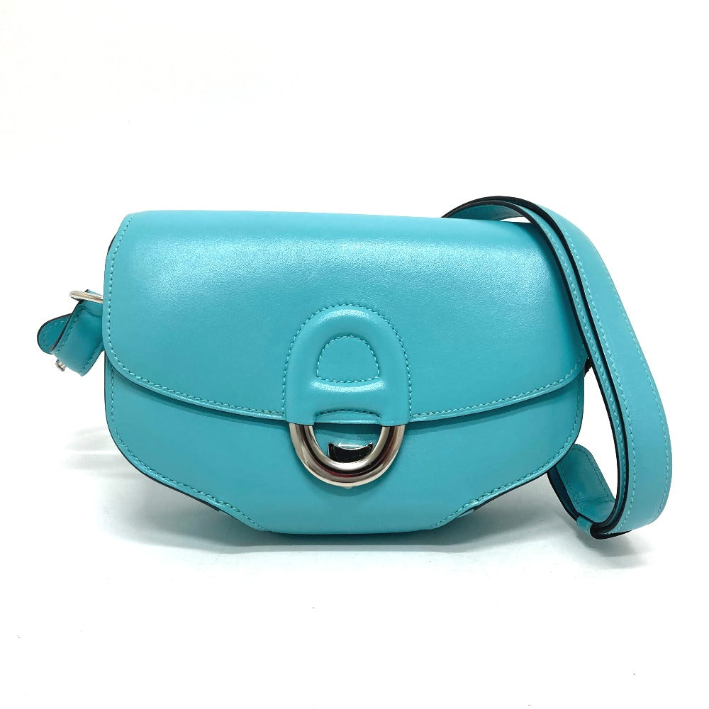 Hermes Shoulder Bag Taderakto Shell Schmidy 2Way Handbag Mens Blue Mini