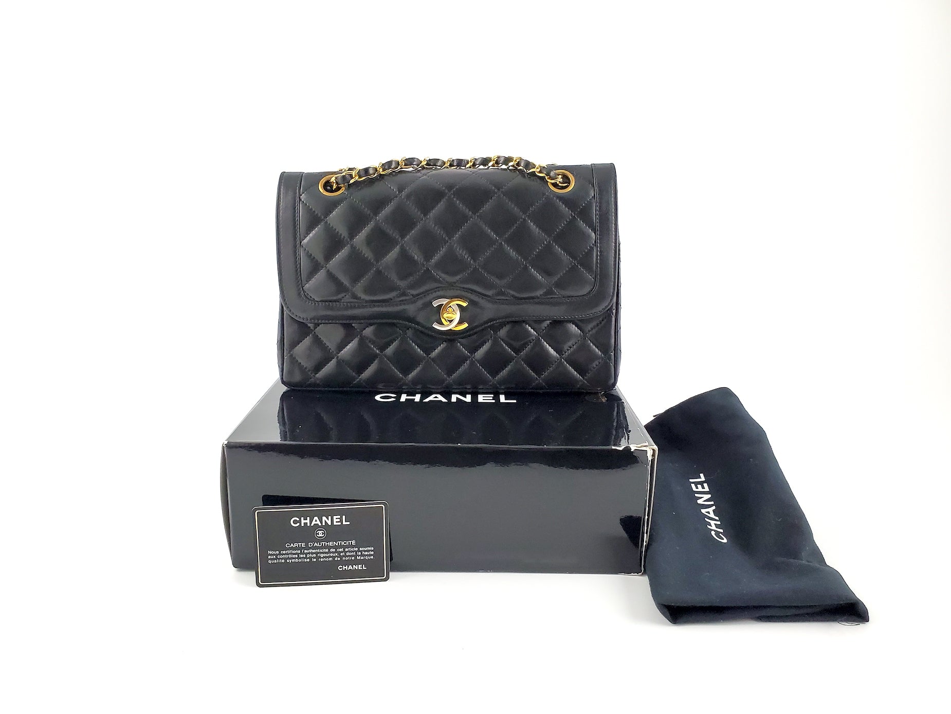 Chanel Paris Matelasse Limited Flap Bag