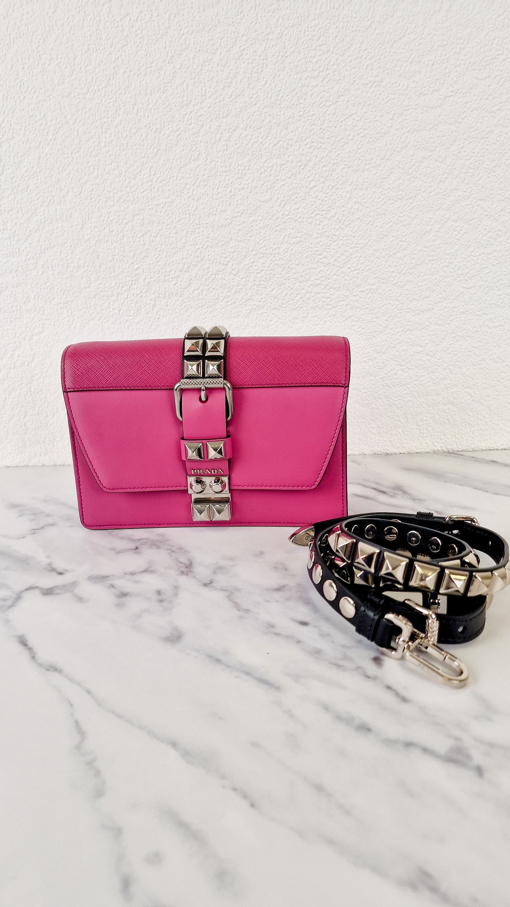 Prada Prada Elektra Pink Crossbody Bag