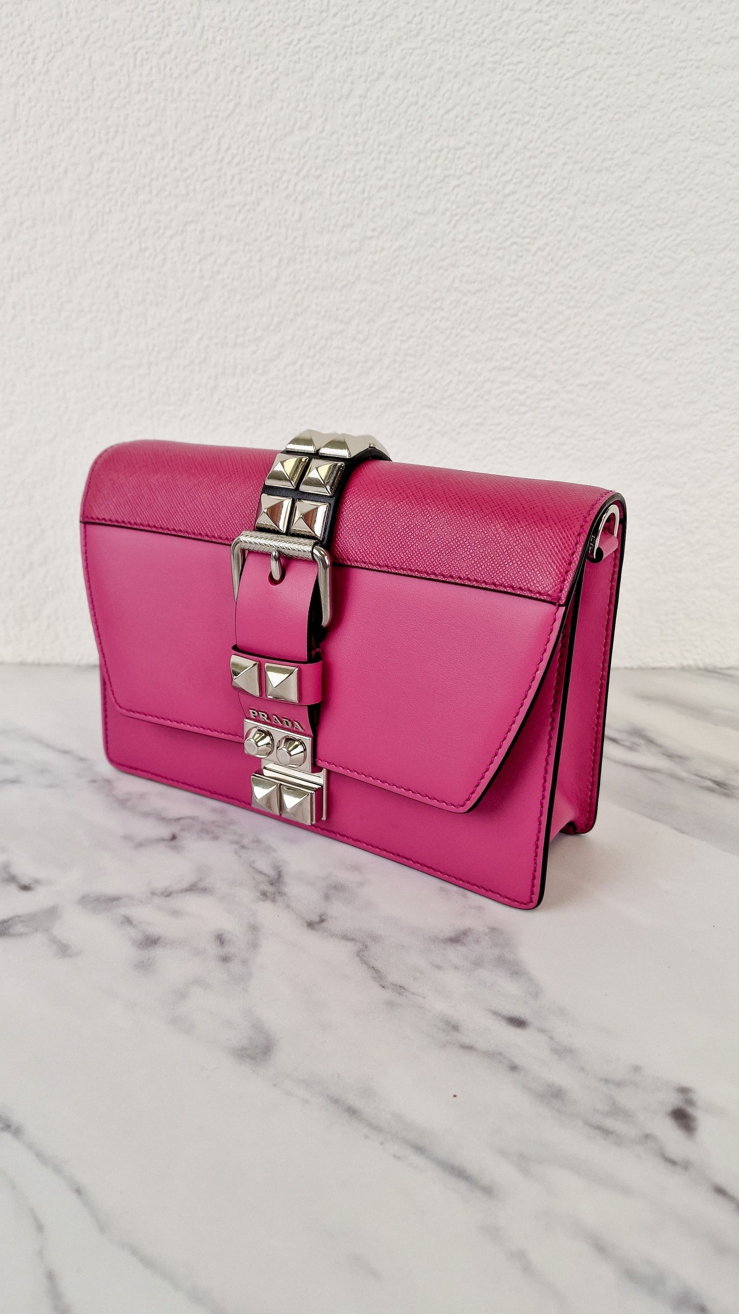 Prada Prada Elektra Pink Crossbody Bag