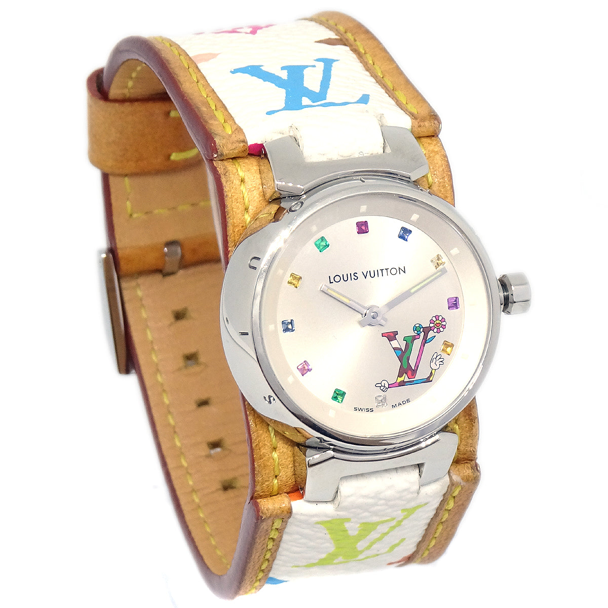 Louis Vuitton × Takashi Murakami Tambour Love Monogram Ref. Watch Style 4