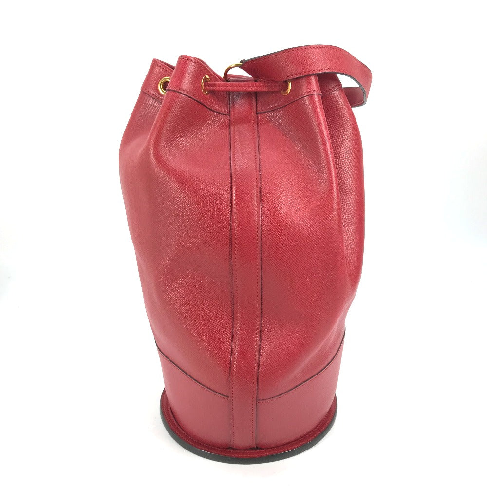 Hermes Shoulder Bag Courchevel Shoulder Bag Drawstring Bag Standy Red