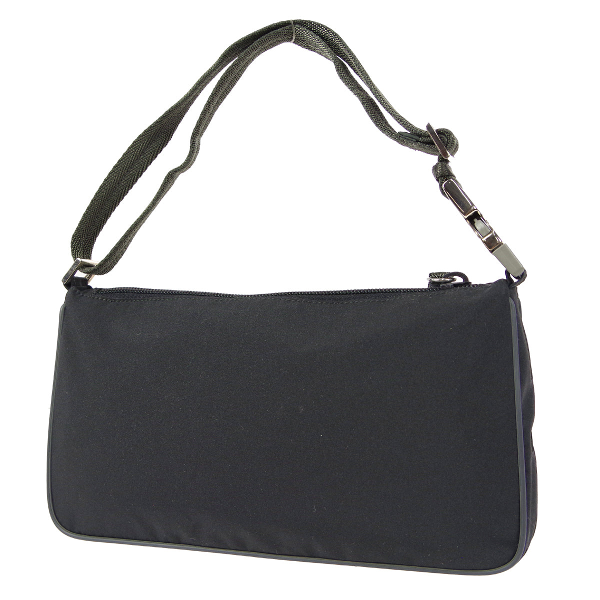 Prada Sports Handbag Nylon Black Travel Bag