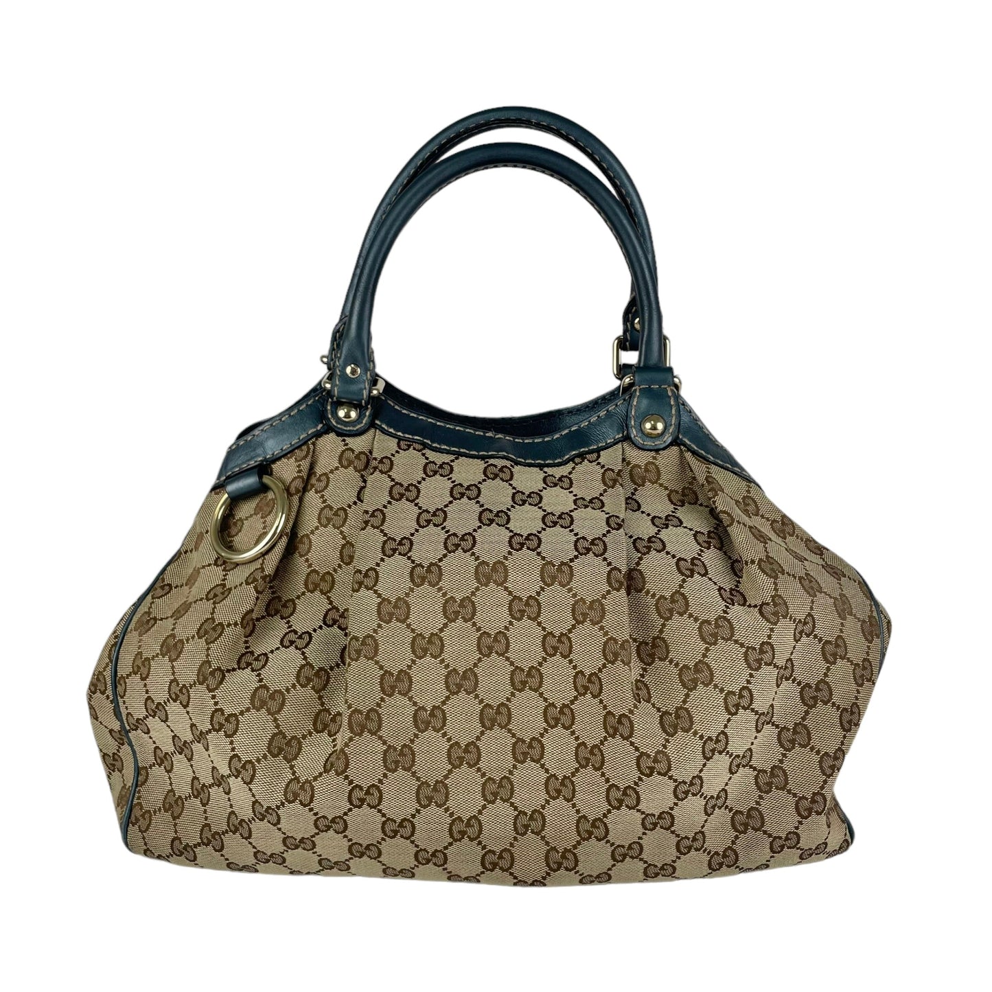 Gucci Sukey Bag Monogram Blue Shoulder Bag
