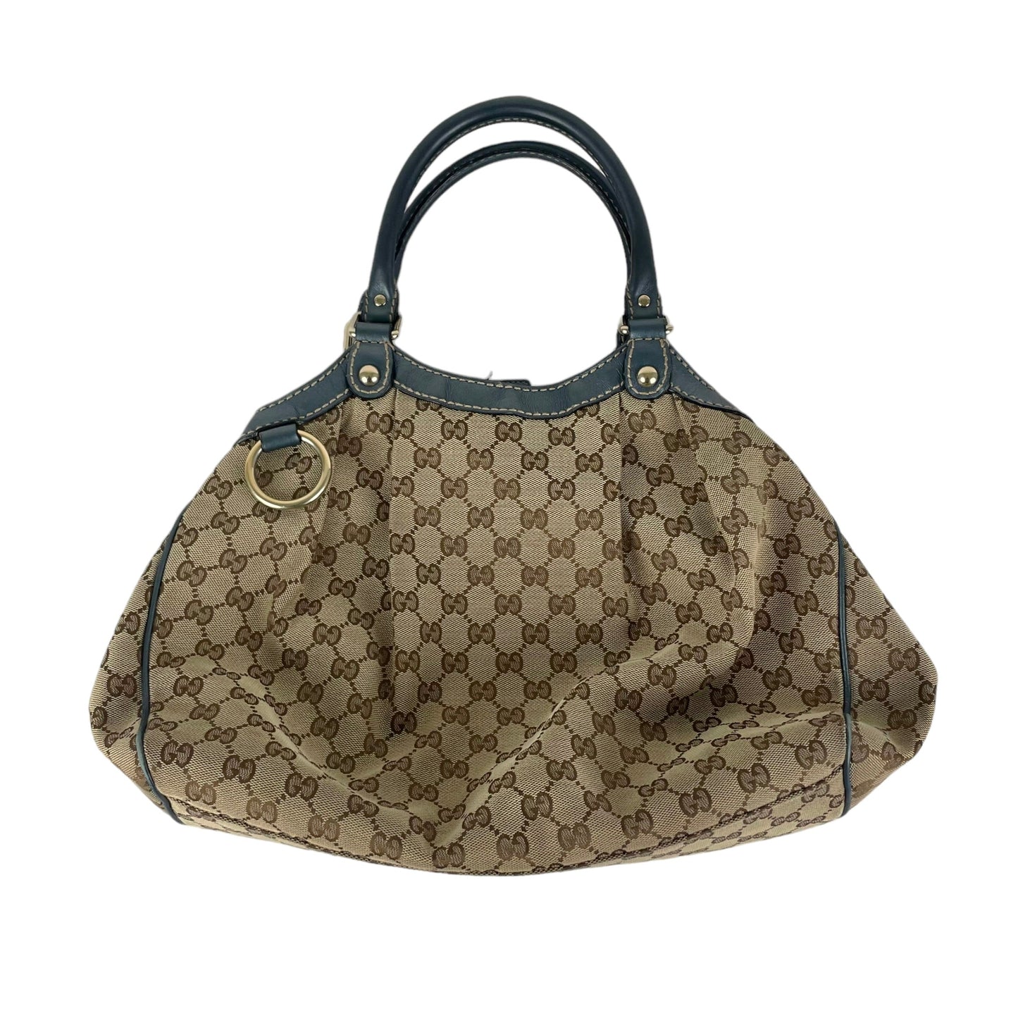 Gucci Sukey Bag Monogram Blue Shoulder Bag