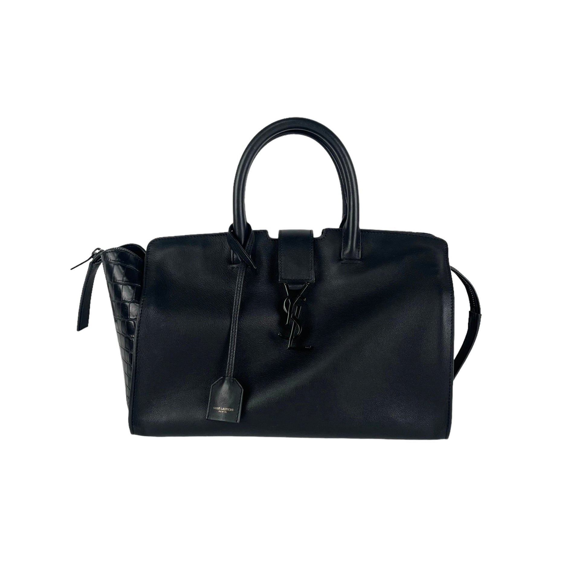 YSL Saint Laurent Cabas Bag Black Small Shoulder Bag