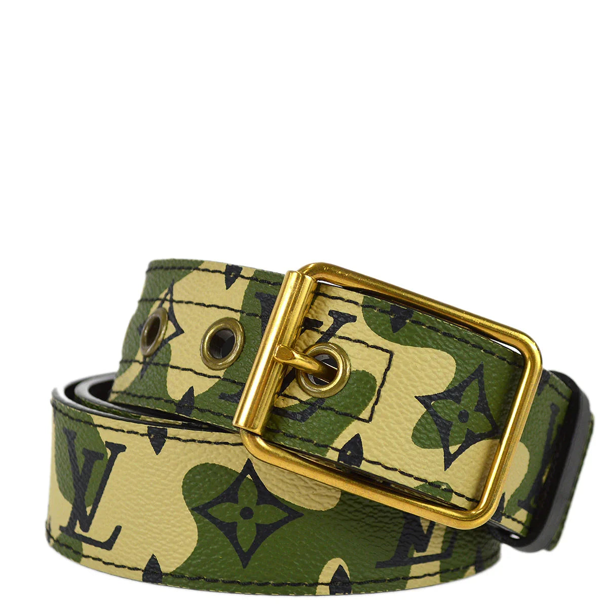 Louis Vuitton 2008 Monogramouflage Ceinture #90 Fashion Belt