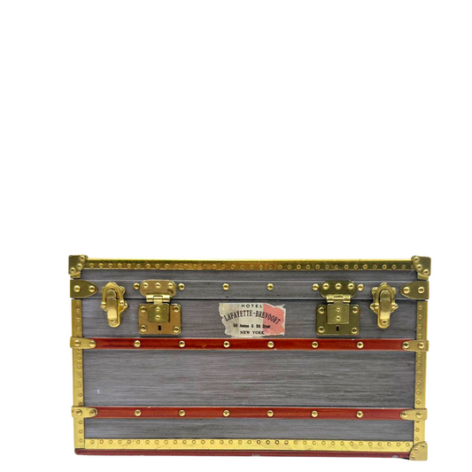 Louis Vuitton Mini Malle Zinc Trunk Paperweight