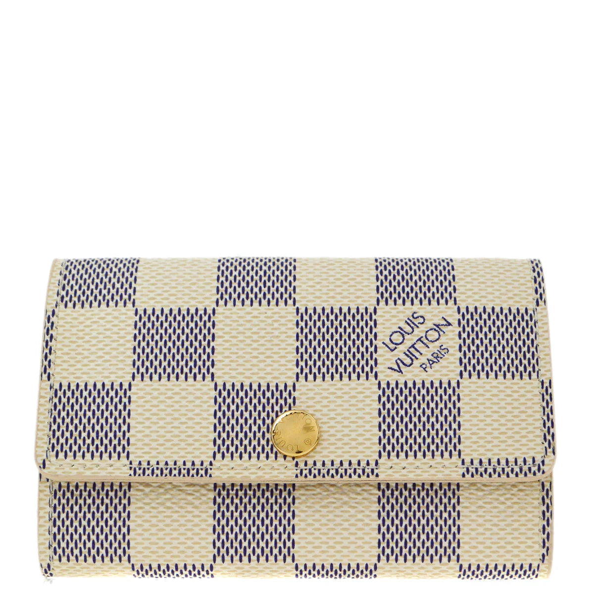 Louis Vuitton 2009 Damier Azur Multicles 6 Key Case Small Good Fashion Accessory