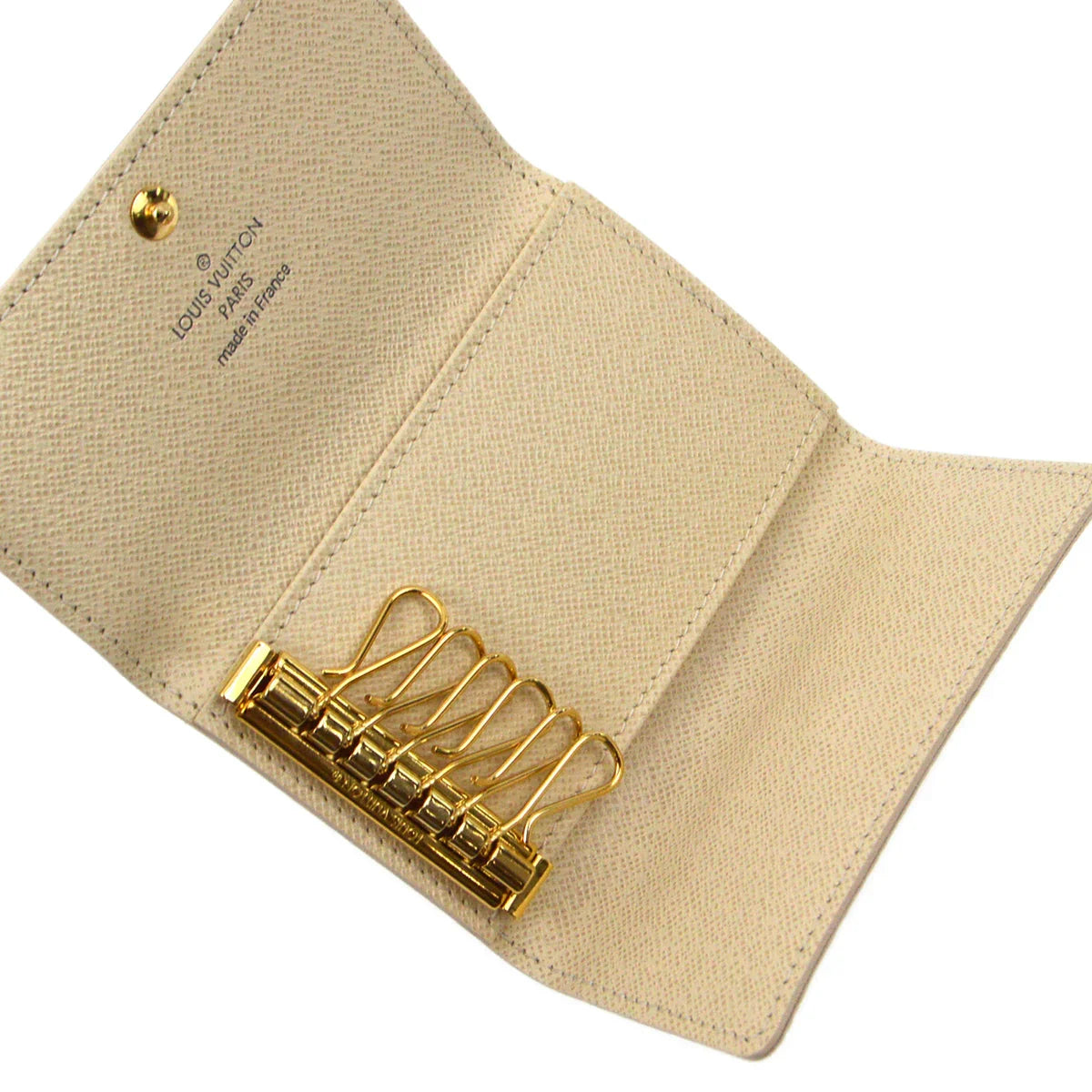 Louis Vuitton 2009 Damier Azur Multicles 6 Key Case Small Good Fashion Accessory