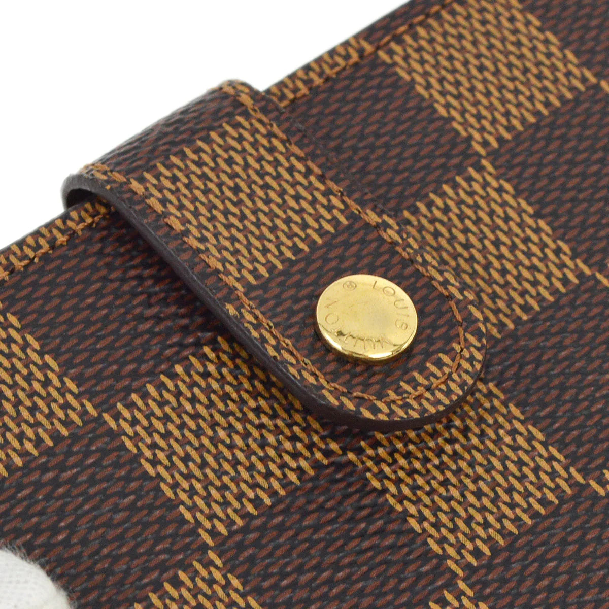 Louis Vuitton 2004 Damier Porte Monnaie Viennois Wallet Purse