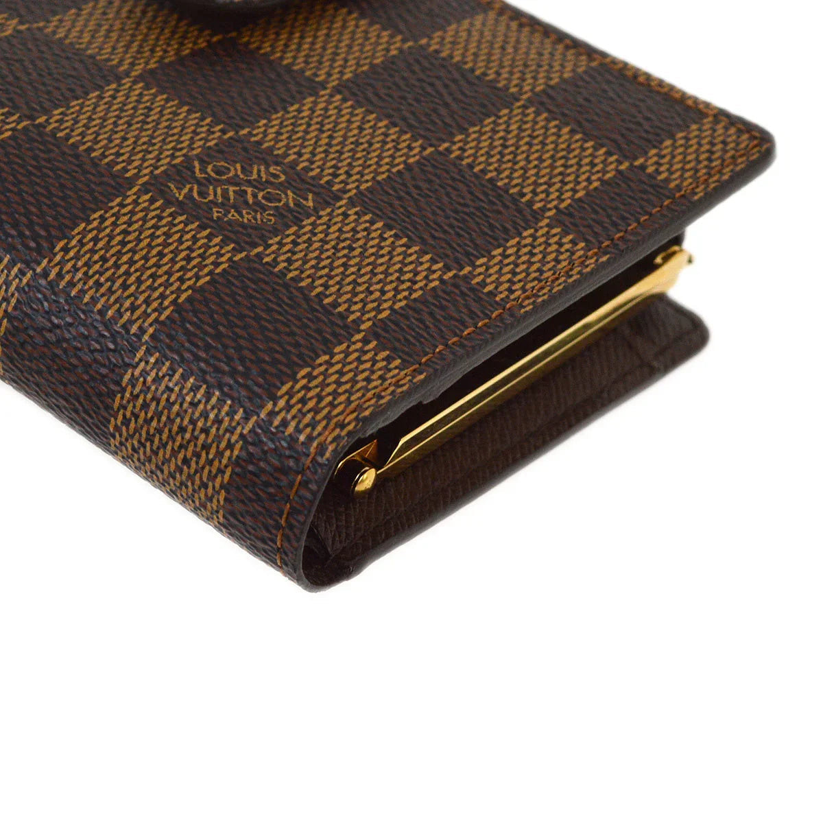 Louis Vuitton 2004 Damier Porte Monnaie Viennois Wallet Purse