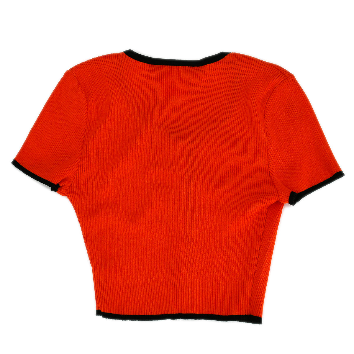 Chanel Cardigan Top Red 95P #38