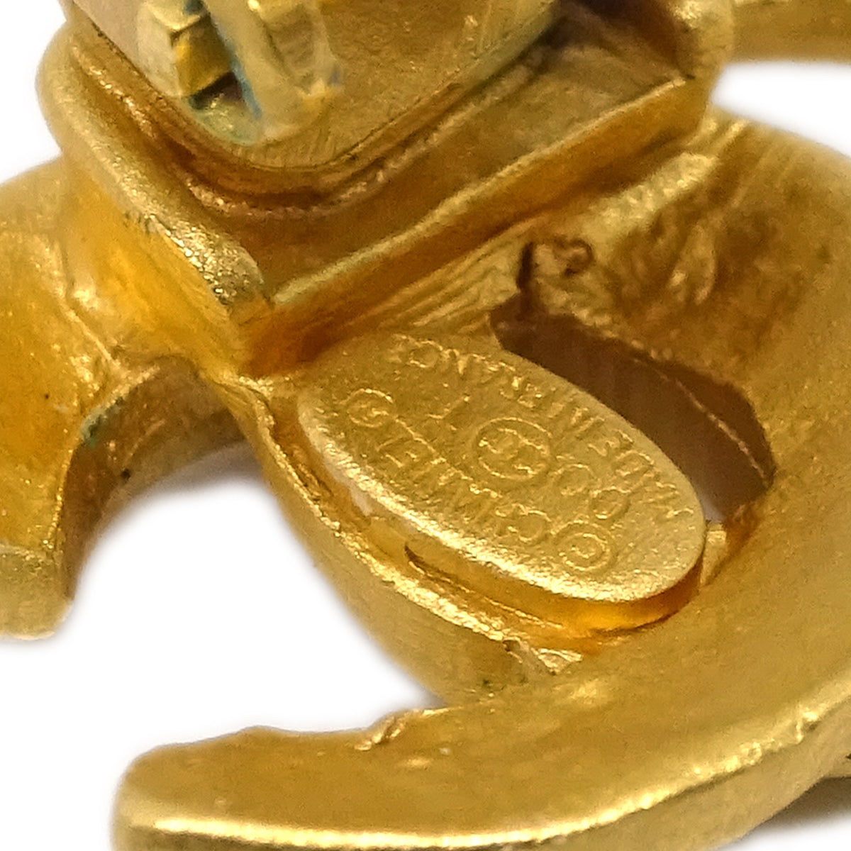 Chanel CC Earrings Clip-On Gold 00T