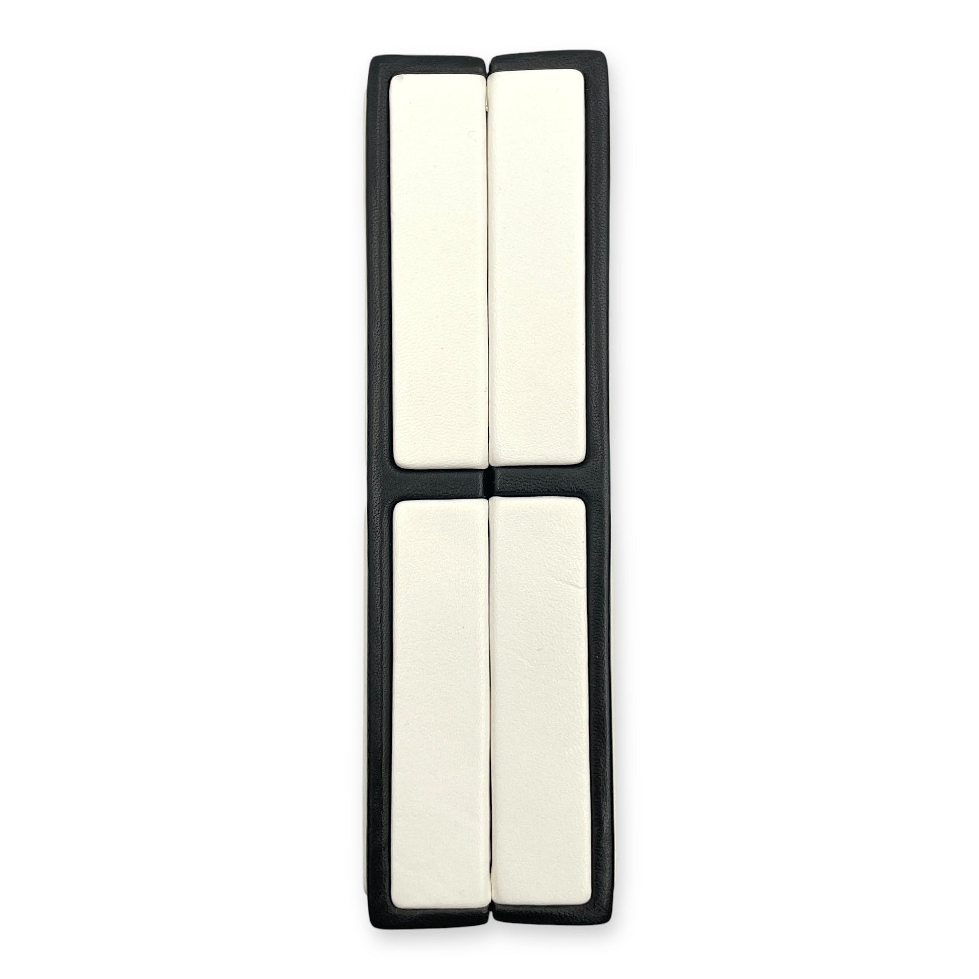 Chanel No.5 Parfum Box Black/White Evening Clutch, Gold hardware