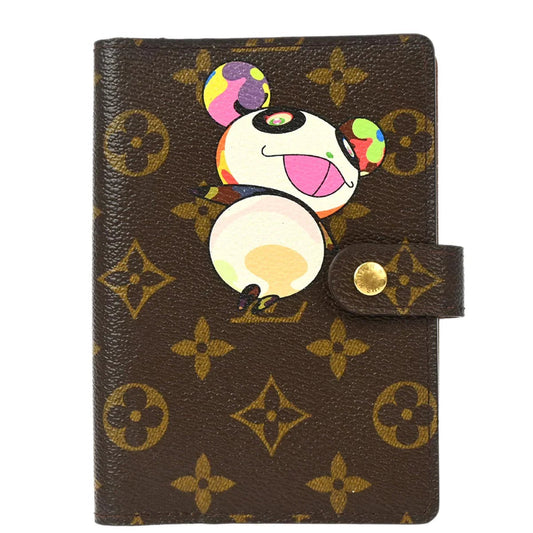 Louis Vuitton 2004 Monogram Panda Agenda PM Note Book Cover Small Good Fashion Accessory